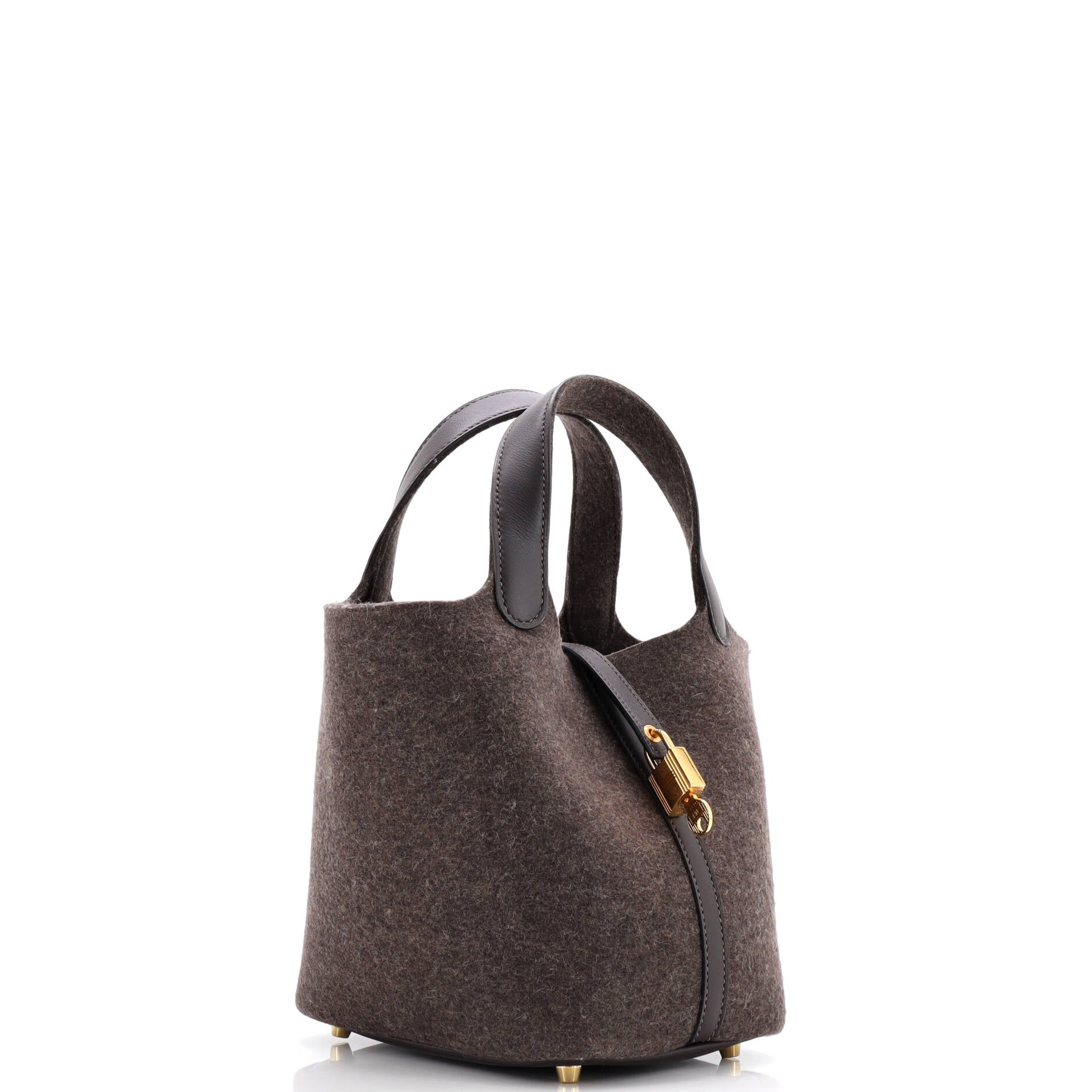 Hermes Picotin Lock Bag Felt with Leather PM