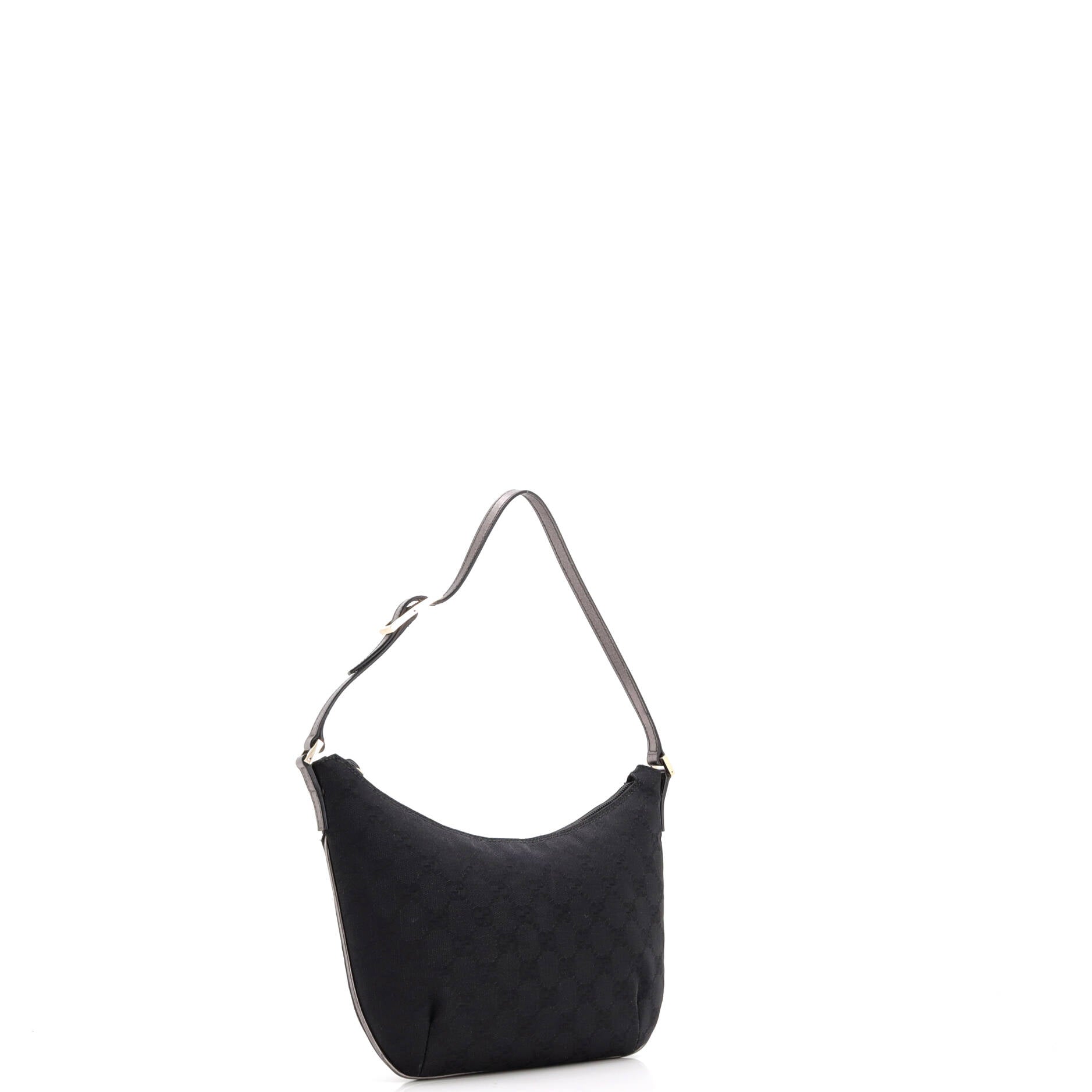 Gucci Vintage Pochette Shoulder Bag GG Canvas Small