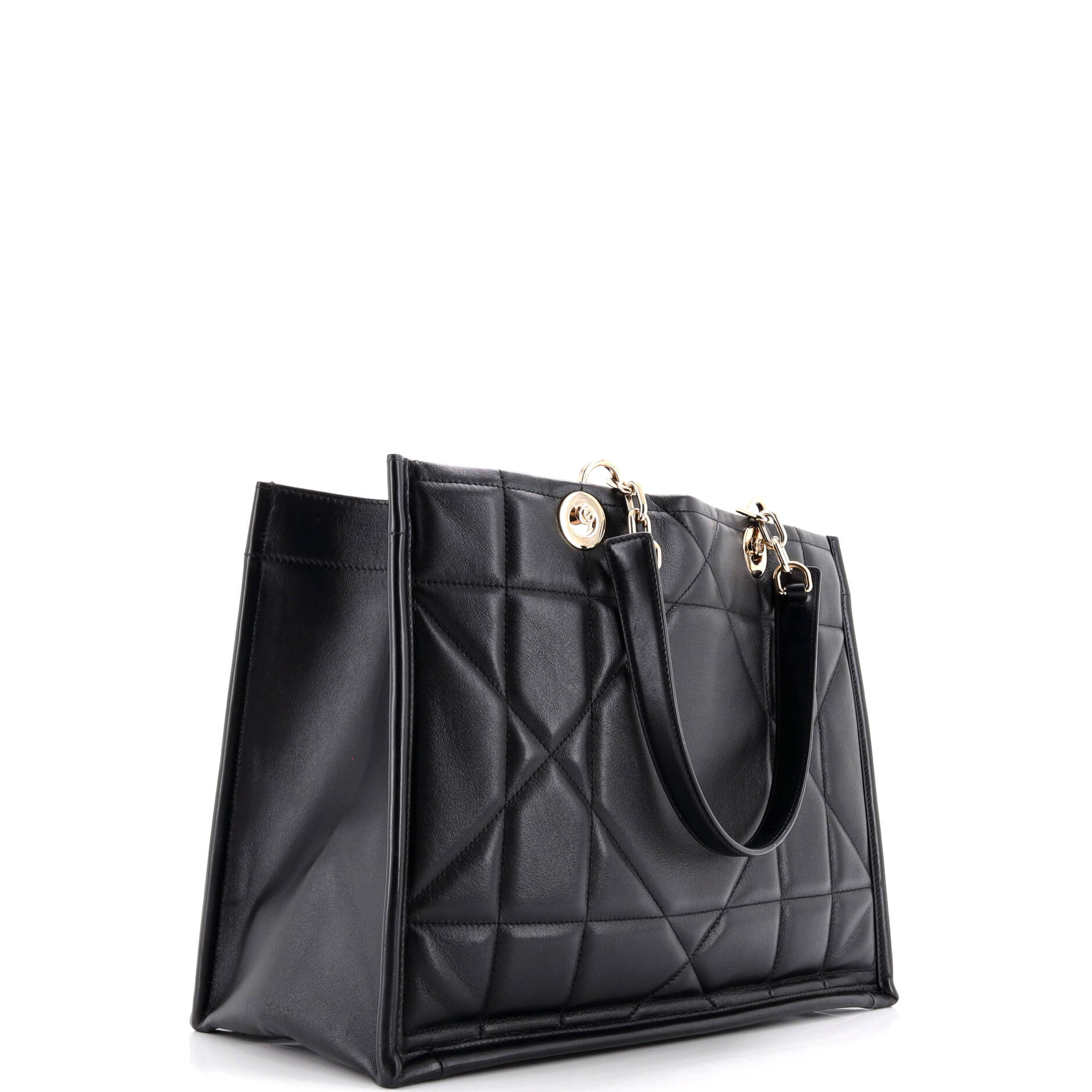 Christian Dior Essential Tote Archicannage Quilt Calfskin Medium
