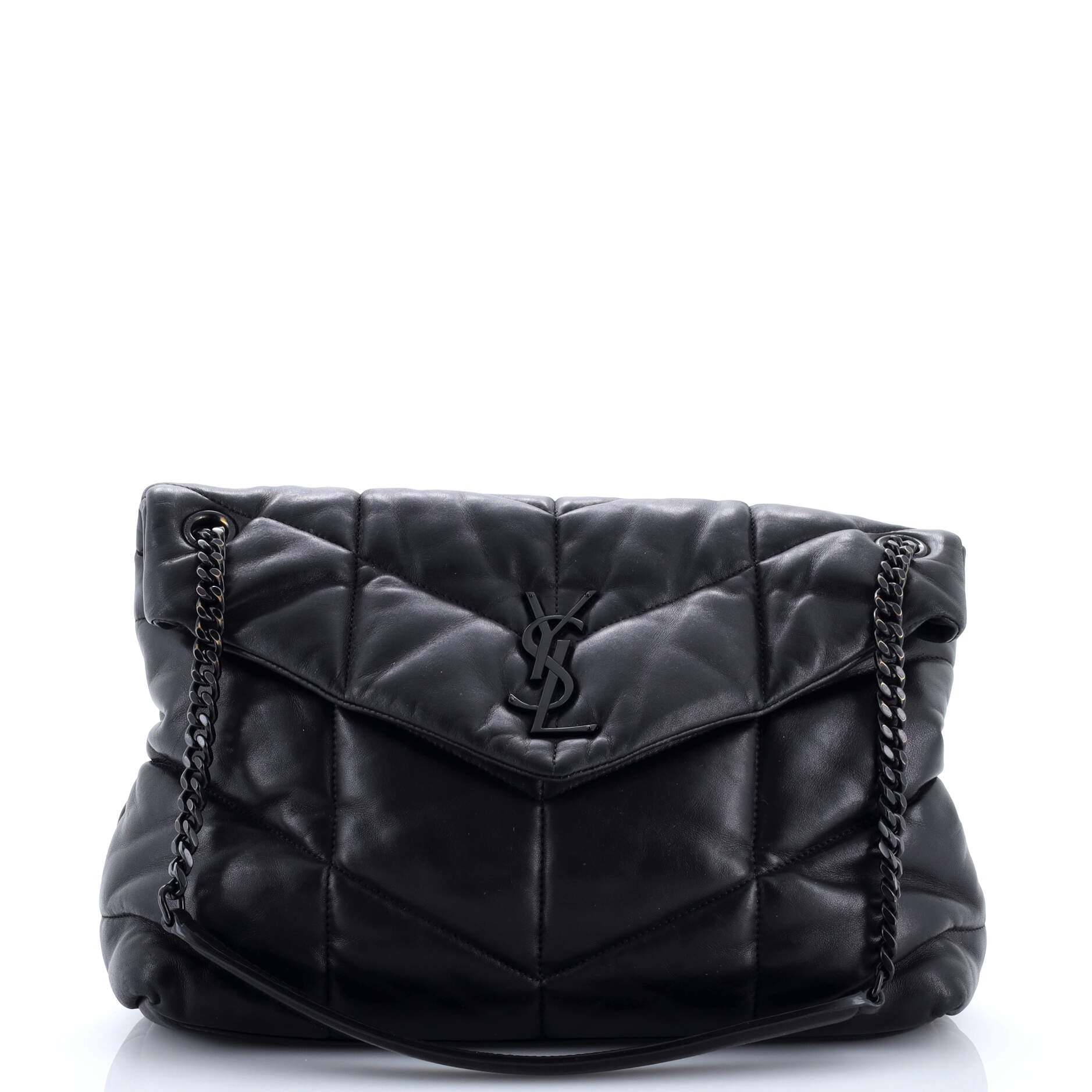 Saint Laurent Loulou Puffer Shoulder Bag Quilted Leather Medium