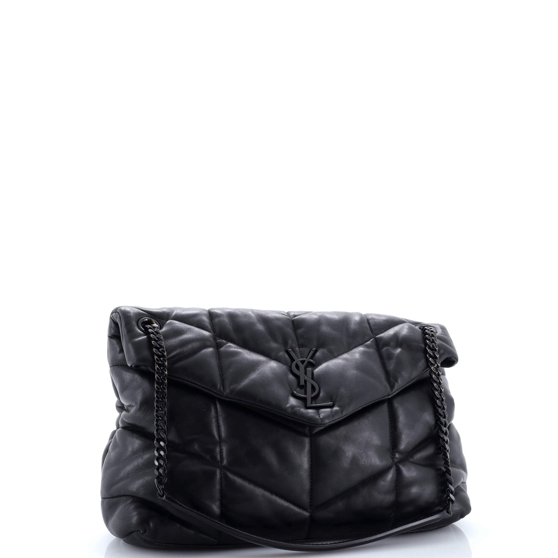 Saint Laurent Loulou Puffer Shoulder Bag Quilted Leather Medium