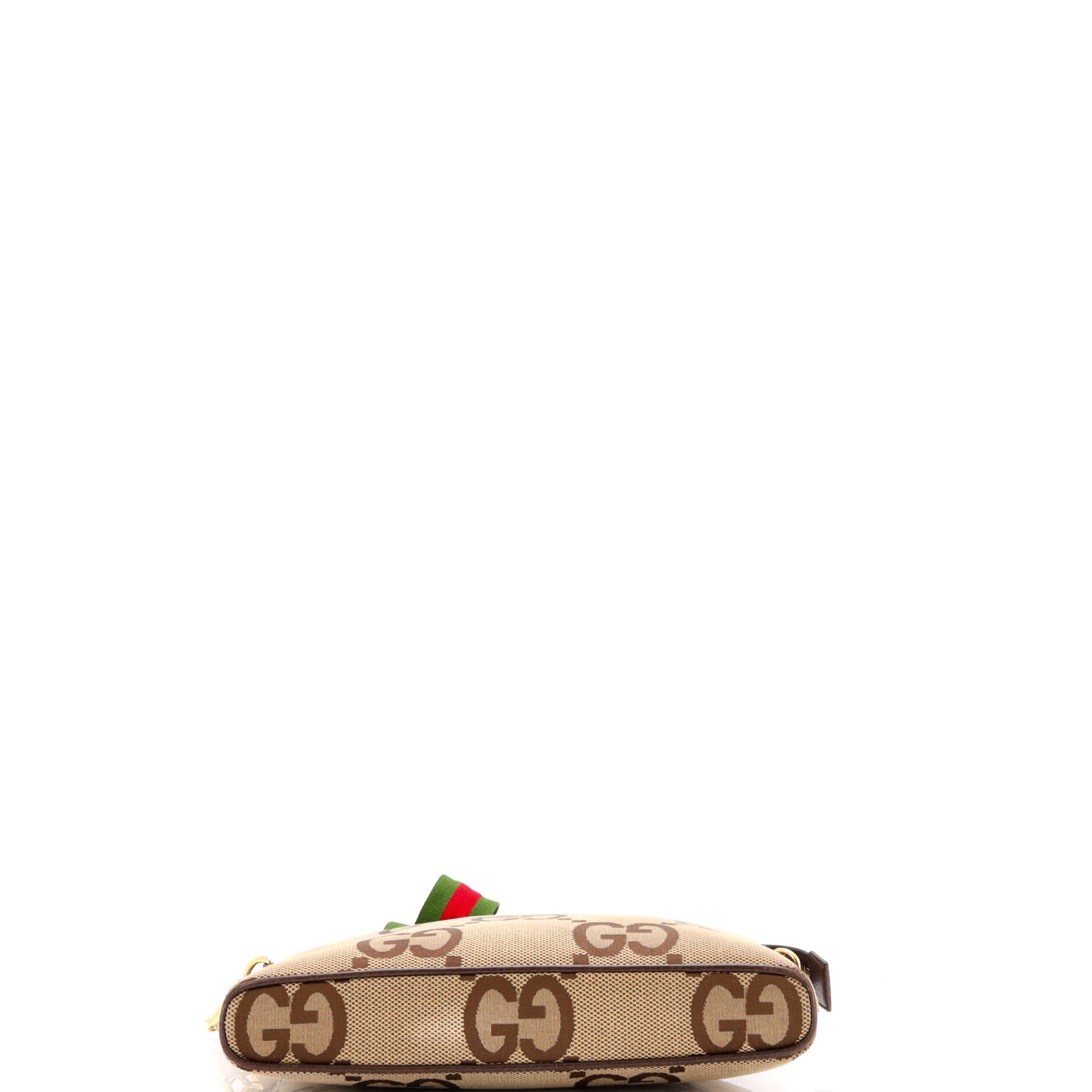Gucci Zip Messenger Bag Jumbo GG Canvas