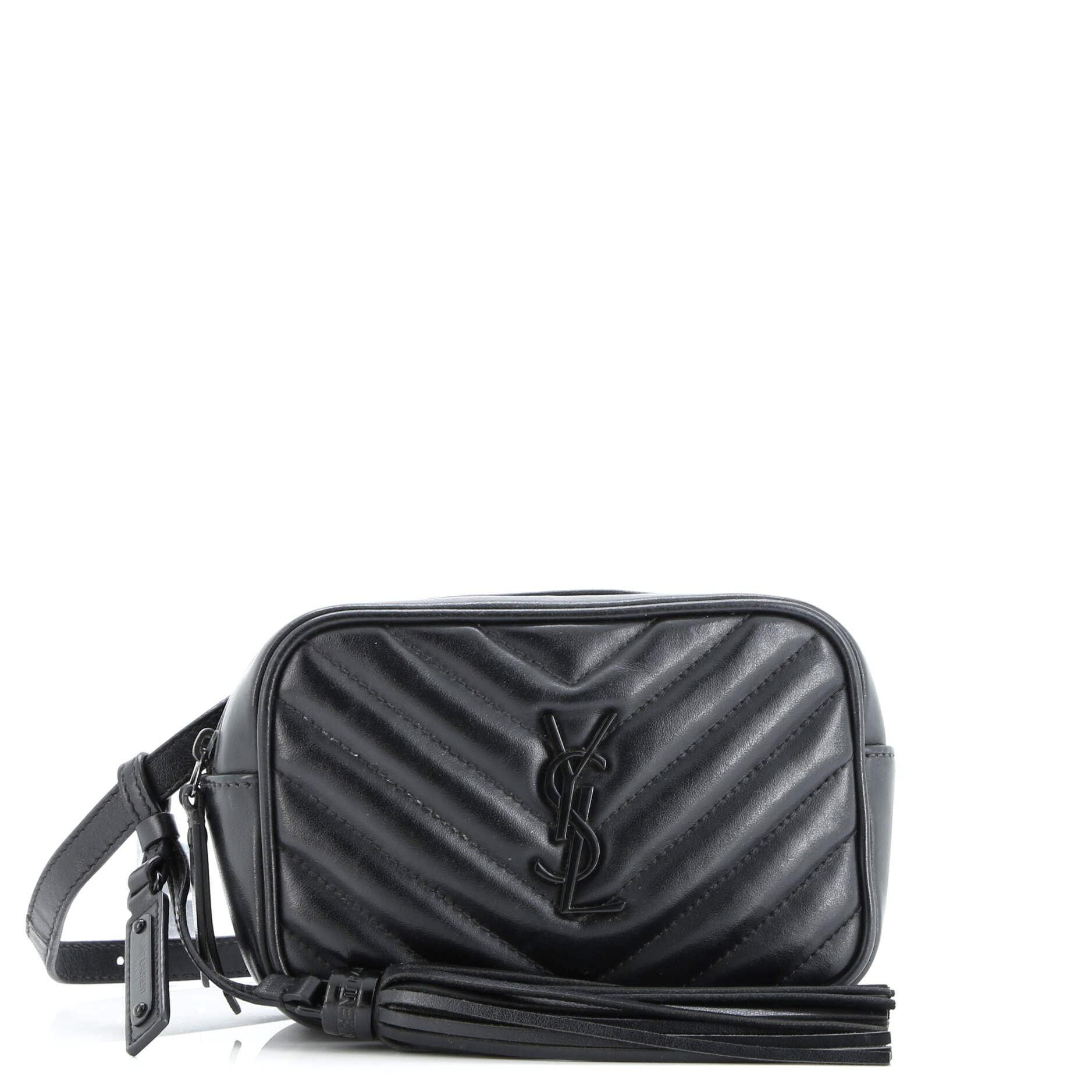 Saint Laurent Lou Belt Bag Matelasse Chevron Leather