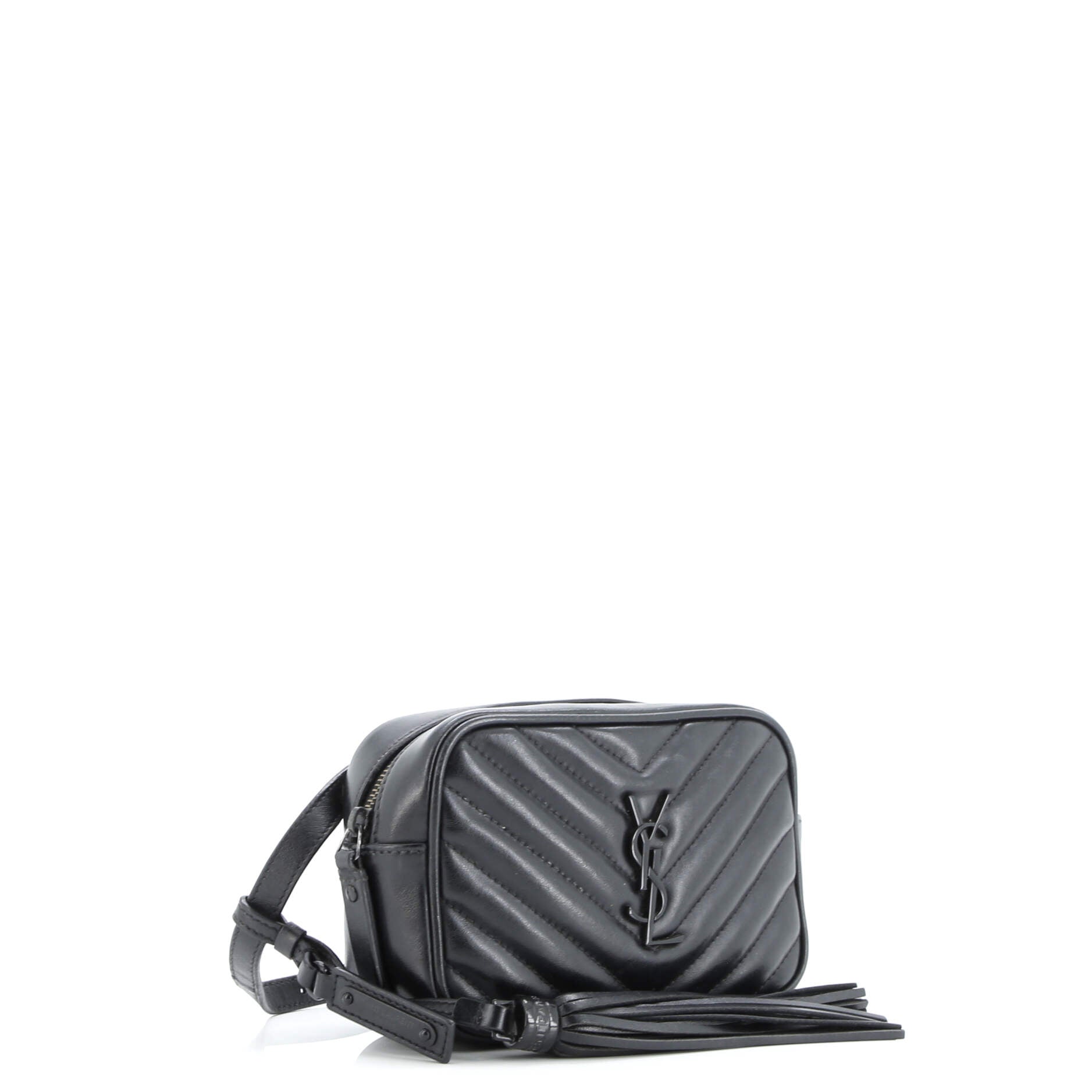 Saint Laurent Lou Belt Bag Matelasse Chevron Leather