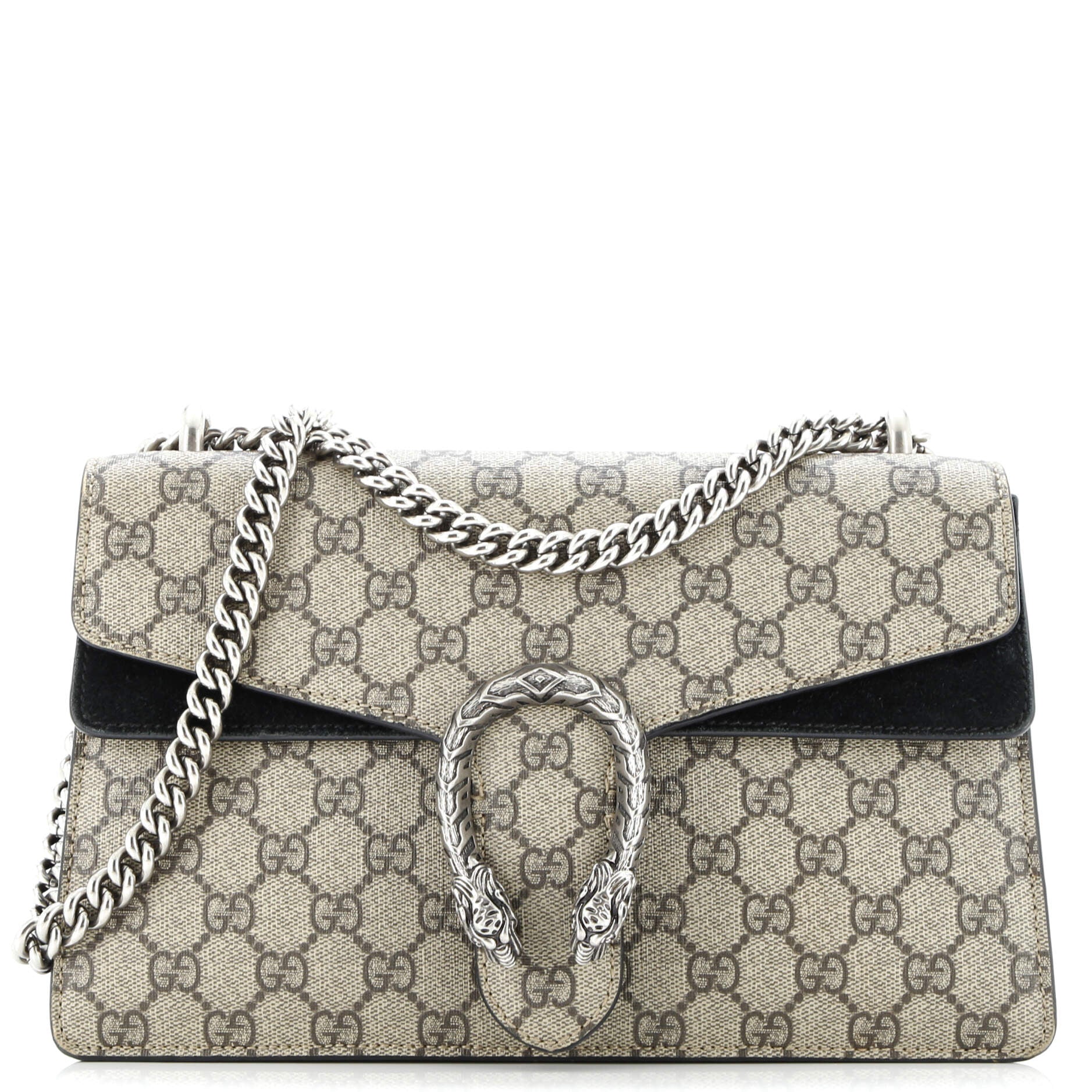 Gucci Dionysus Bag GG Coated Canvas and Leather Small