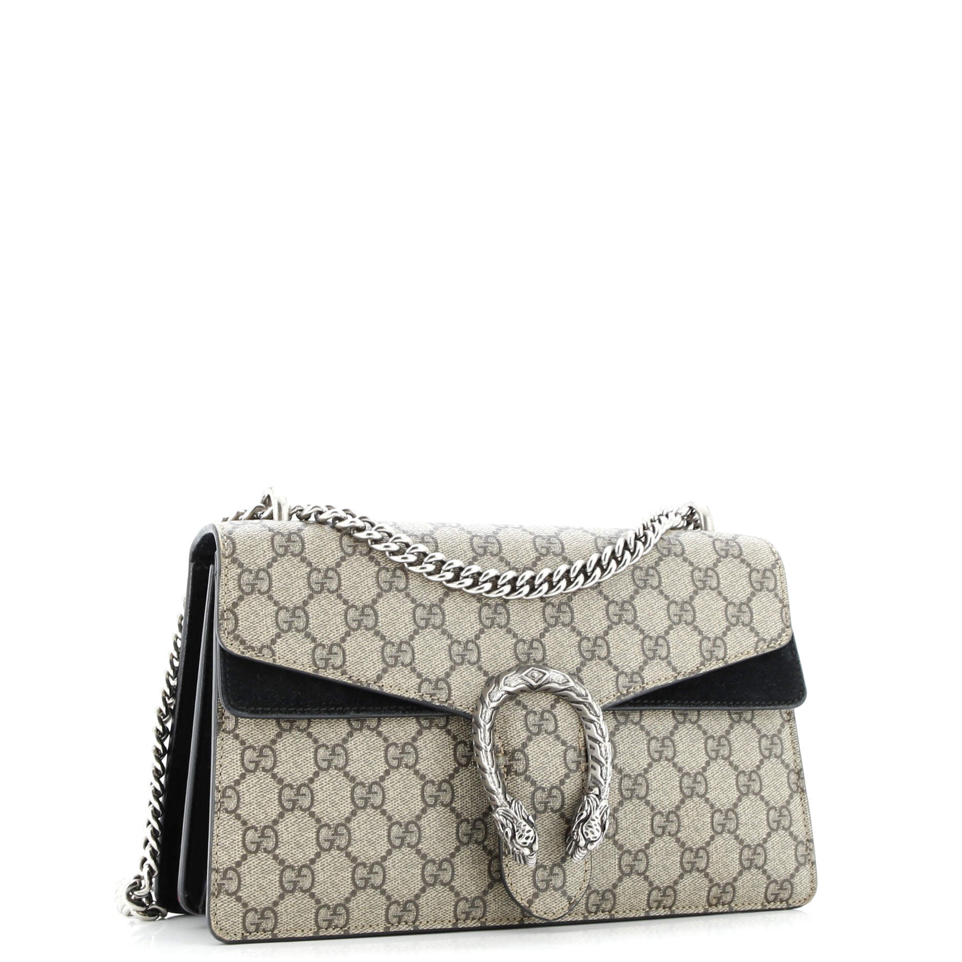 Gucci Dionysus Bag GG Coated Canvas and Leather Small