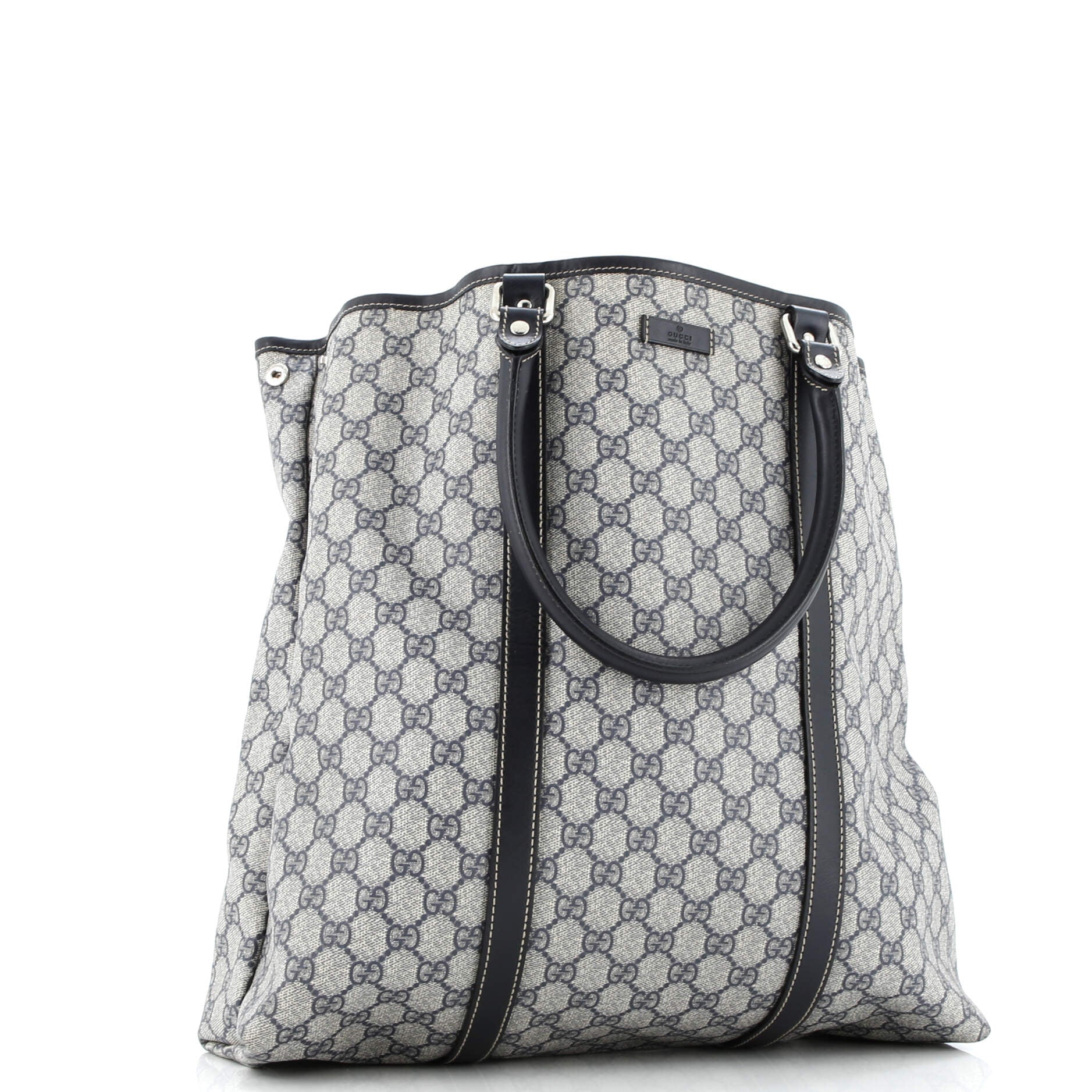 Gucci Joy Tote GG Coated Canvas with Leather Large