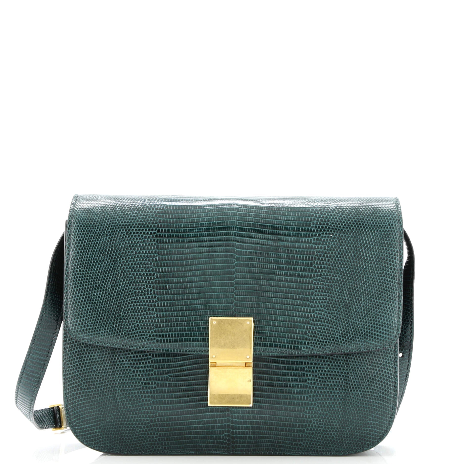 Celine Classic Box Bag Lizard Medium
