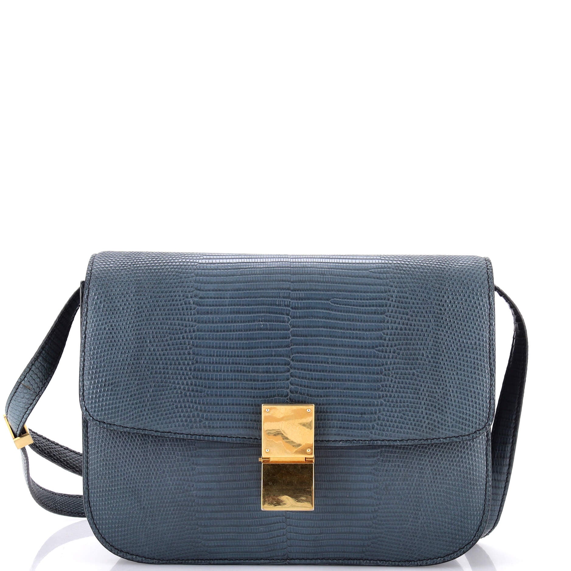 Celine Classic Box Bag Lizard Medium