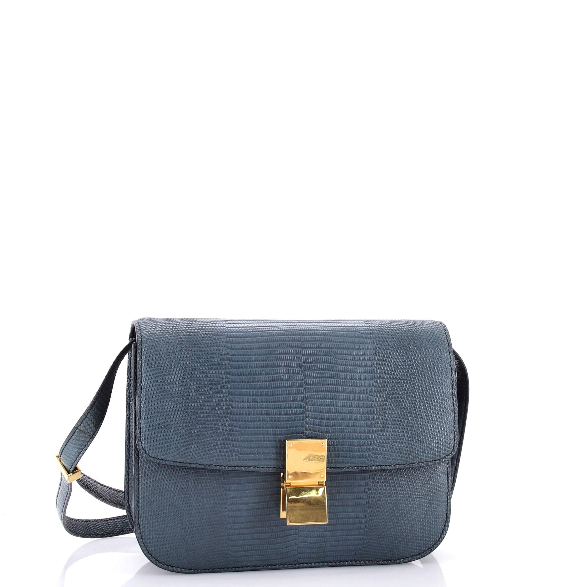 Celine Classic Box Bag Lizard Medium