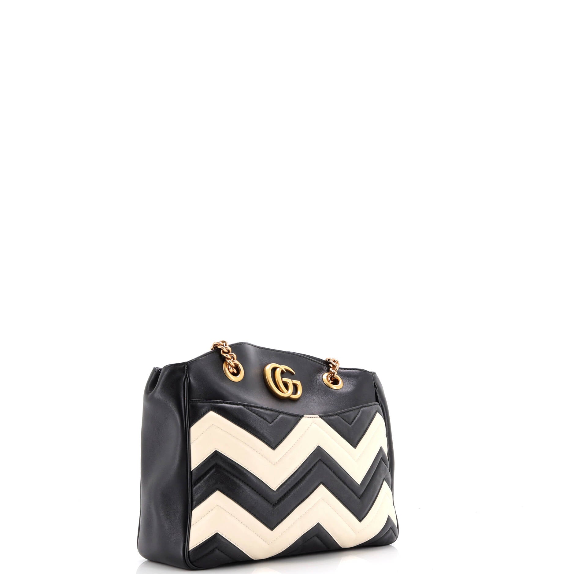 Gucci GG Marmont Chain Tote Matelasse Leather Medium