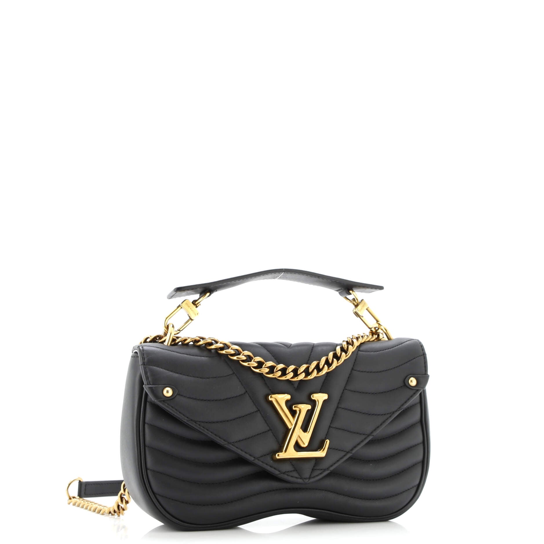 Louis Vuitton New Wave Chain Bag Quilted Leather MM