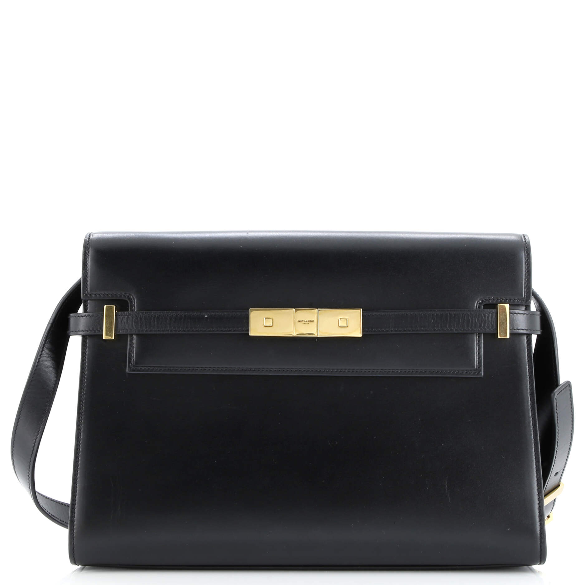 Saint Laurent Manhattan Shoulder Bag Leather Medium
