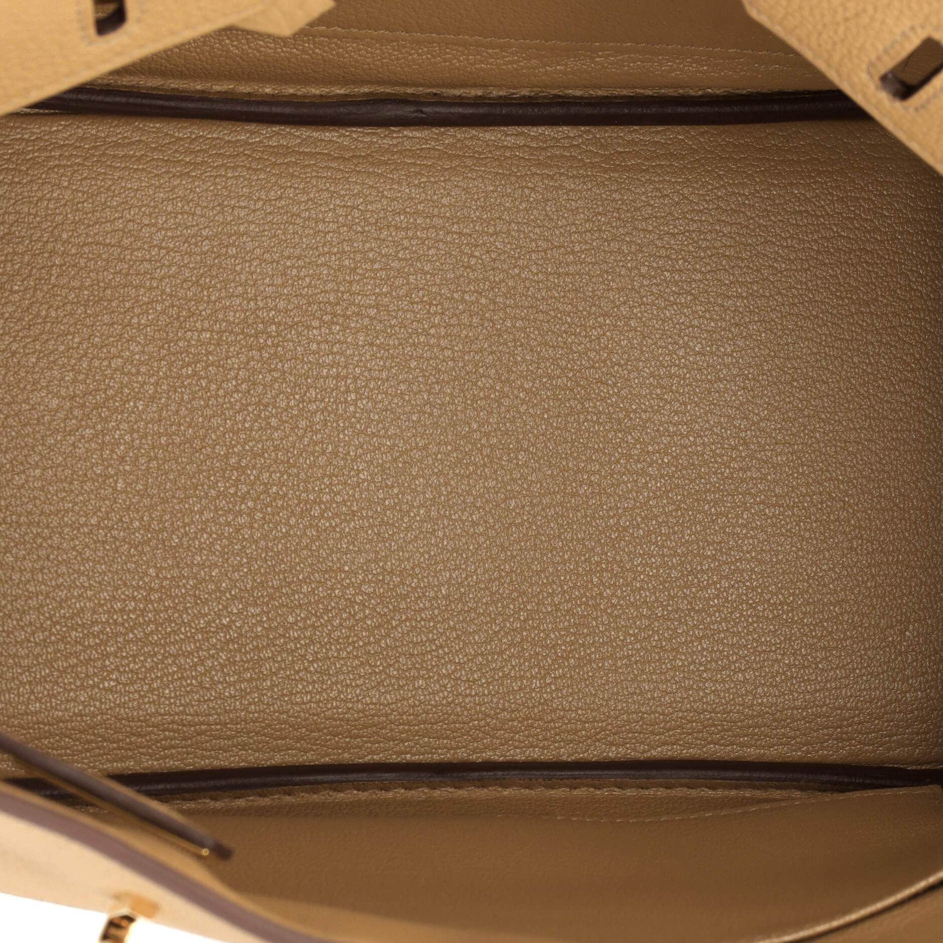 Hermes Birkin Handbag Brown Togo with Gold Hardware 25
