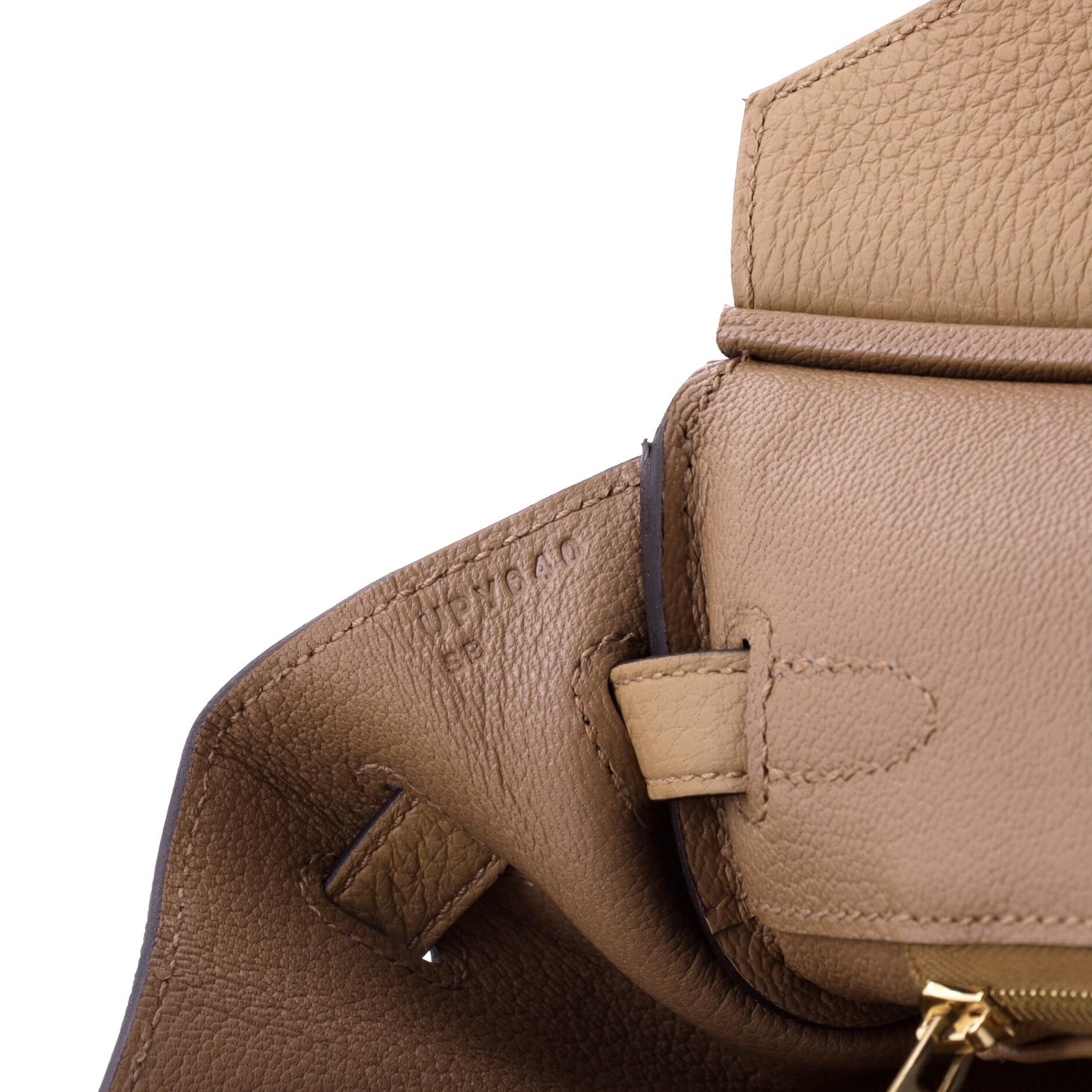 Hermes Birkin Handbag Brown Togo with Gold Hardware 25