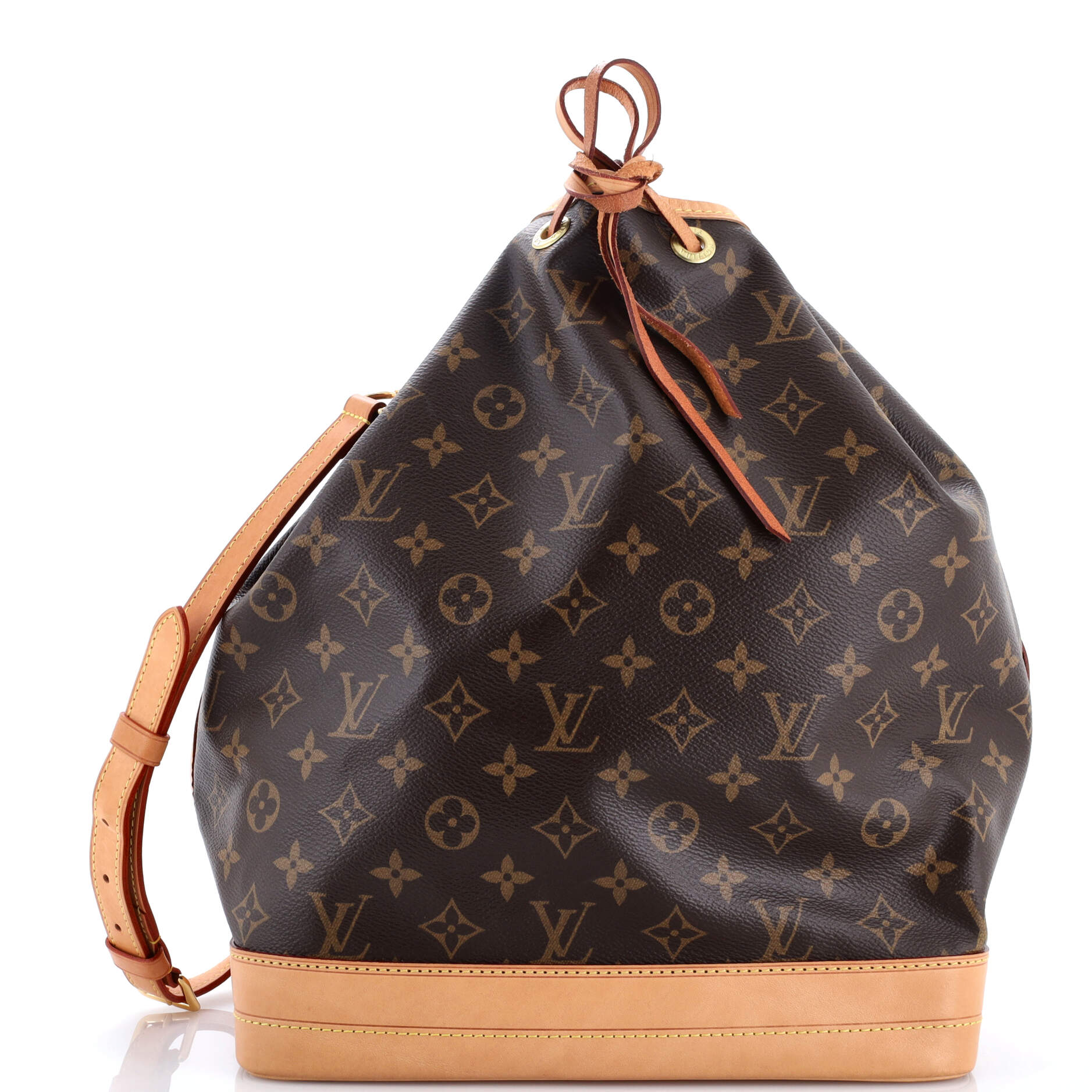 Louis Vuitton Noe Handbag Monogram Canvas Large