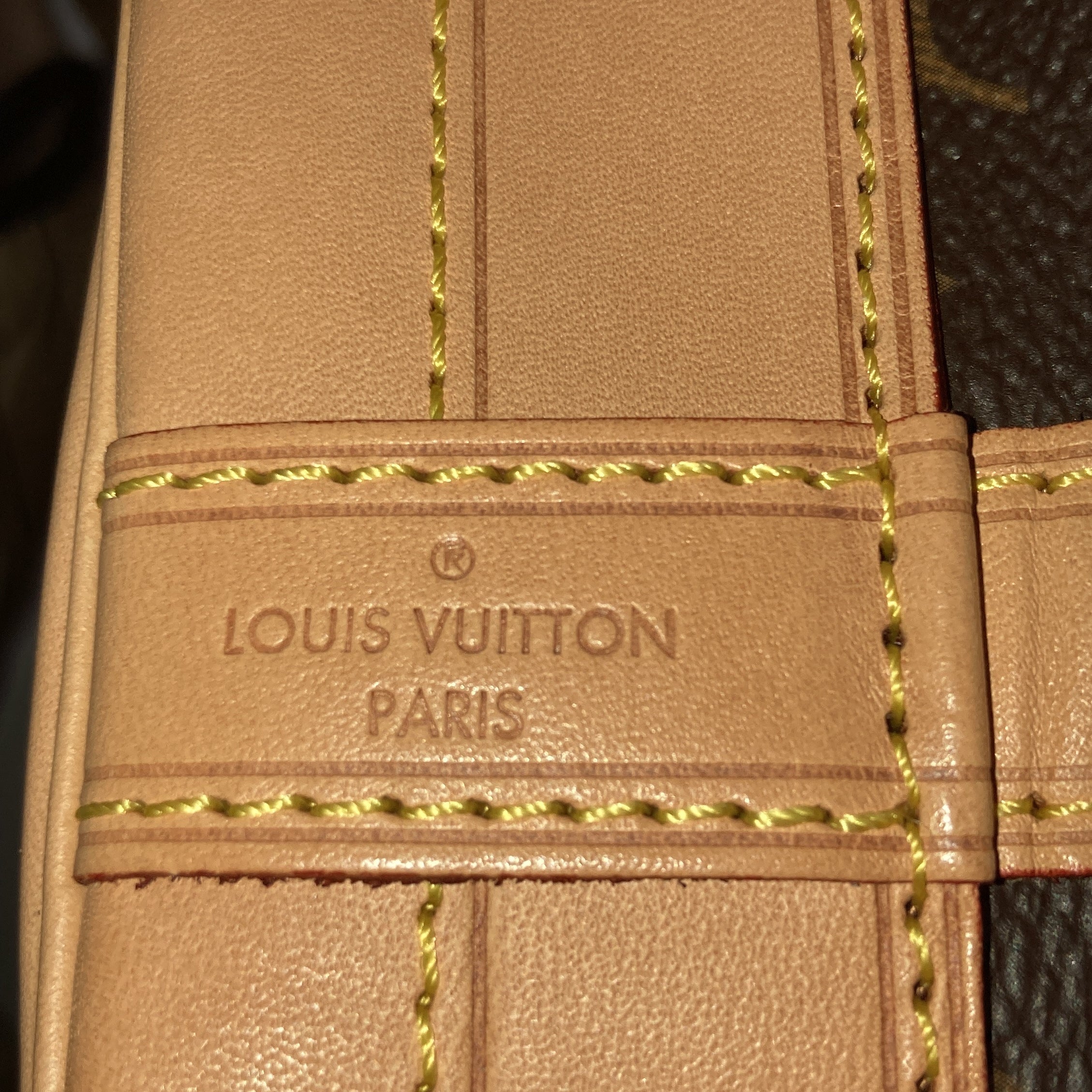 Louis Vuitton Noe Handbag Monogram Canvas Large