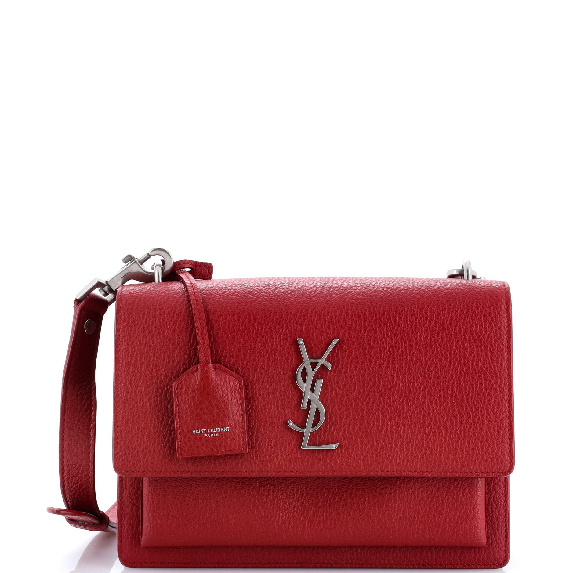 Saint Laurent Sunset Satchel Leather Medium