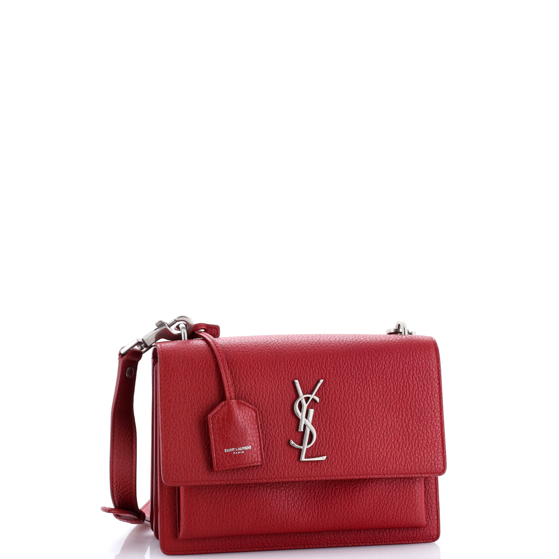 Saint Laurent Sunset Satchel Leather Medium