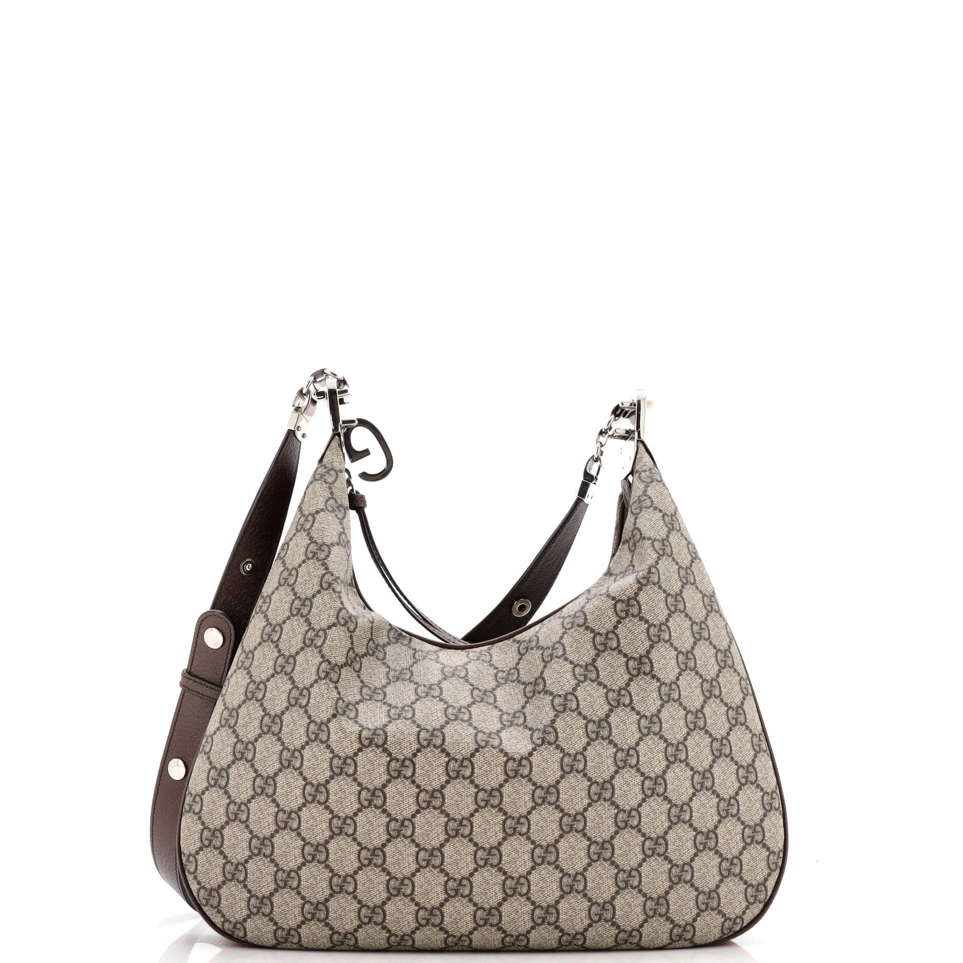 Gucci Attache Shoulder Bag GG Coated Canvas Medium