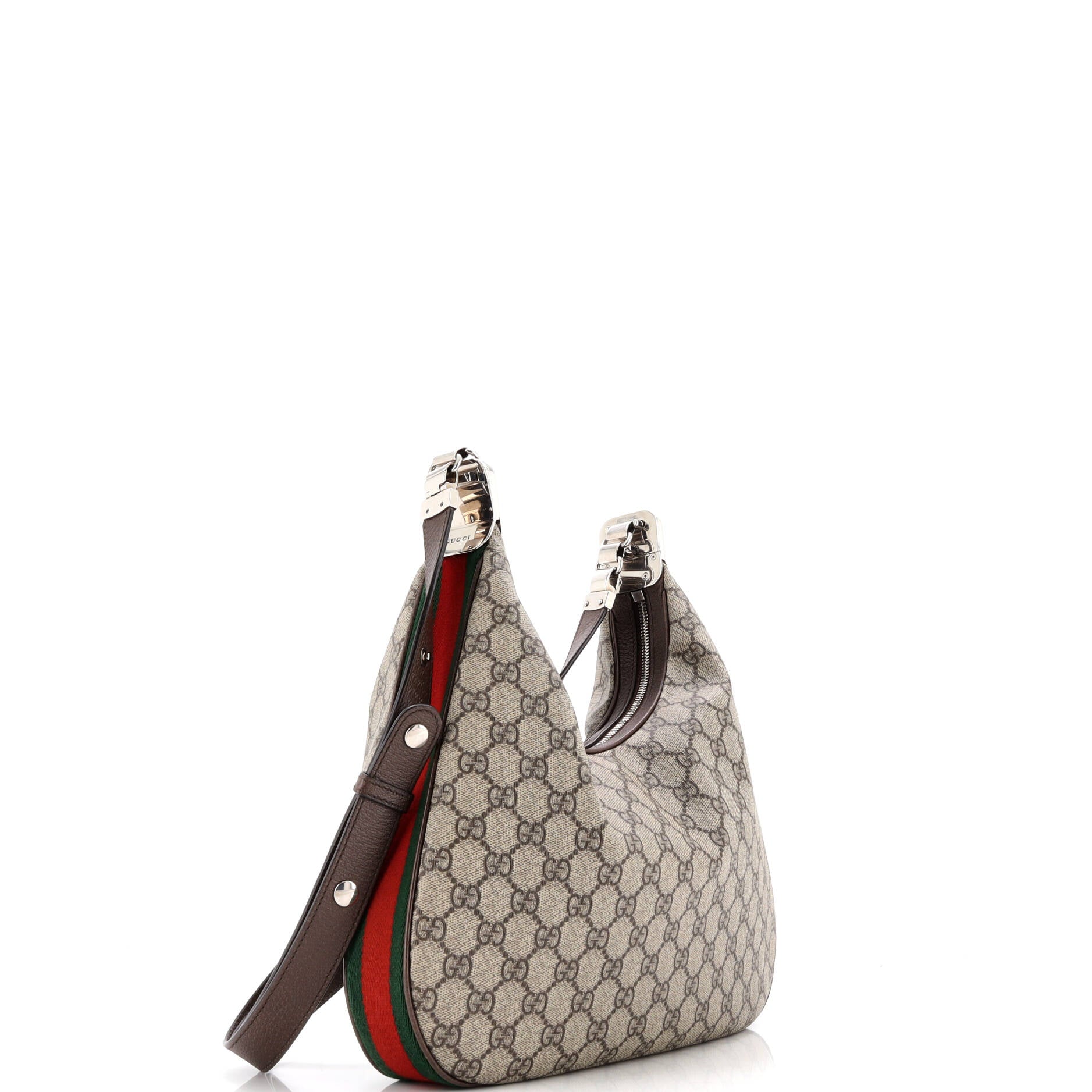 Gucci Attache Shoulder Bag GG Coated Canvas Medium