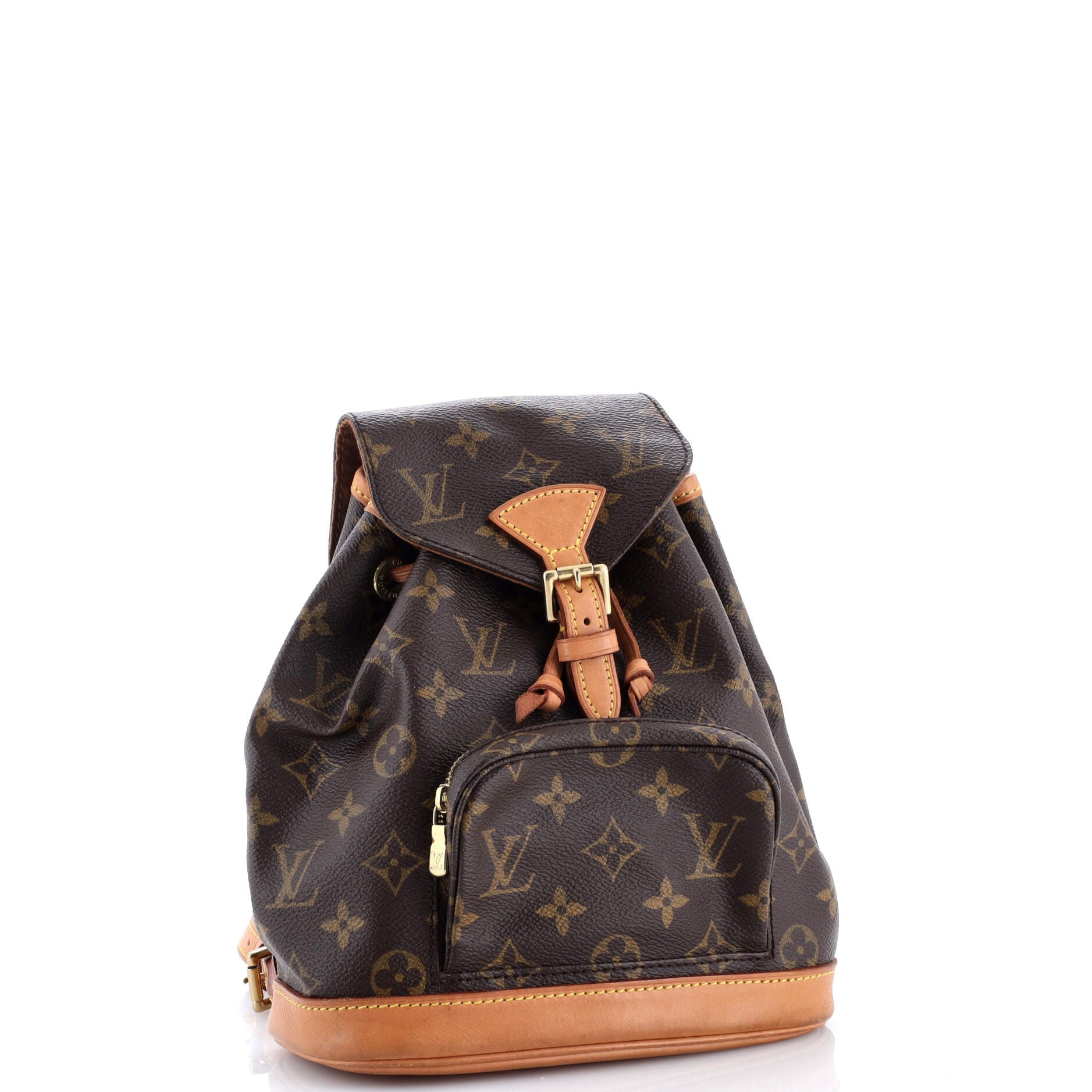 Louis Vuitton Vintage Montsouris Backpack Monogram Canvas PM