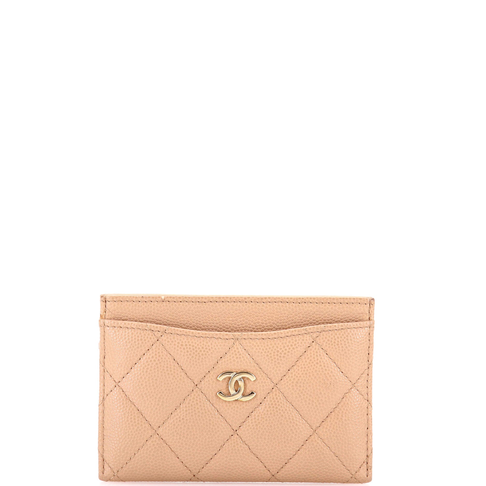 Chanel Classic Card Holder Quilted Caviar