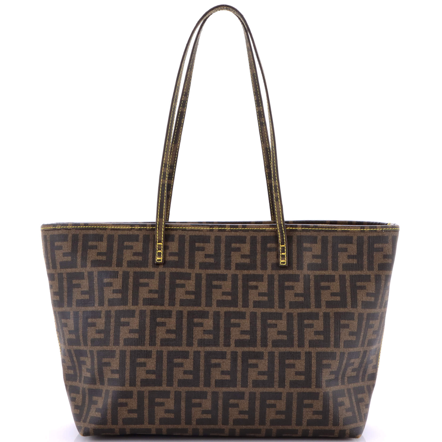 Fendi Roll Tote Zucca Coated Canvas Medium