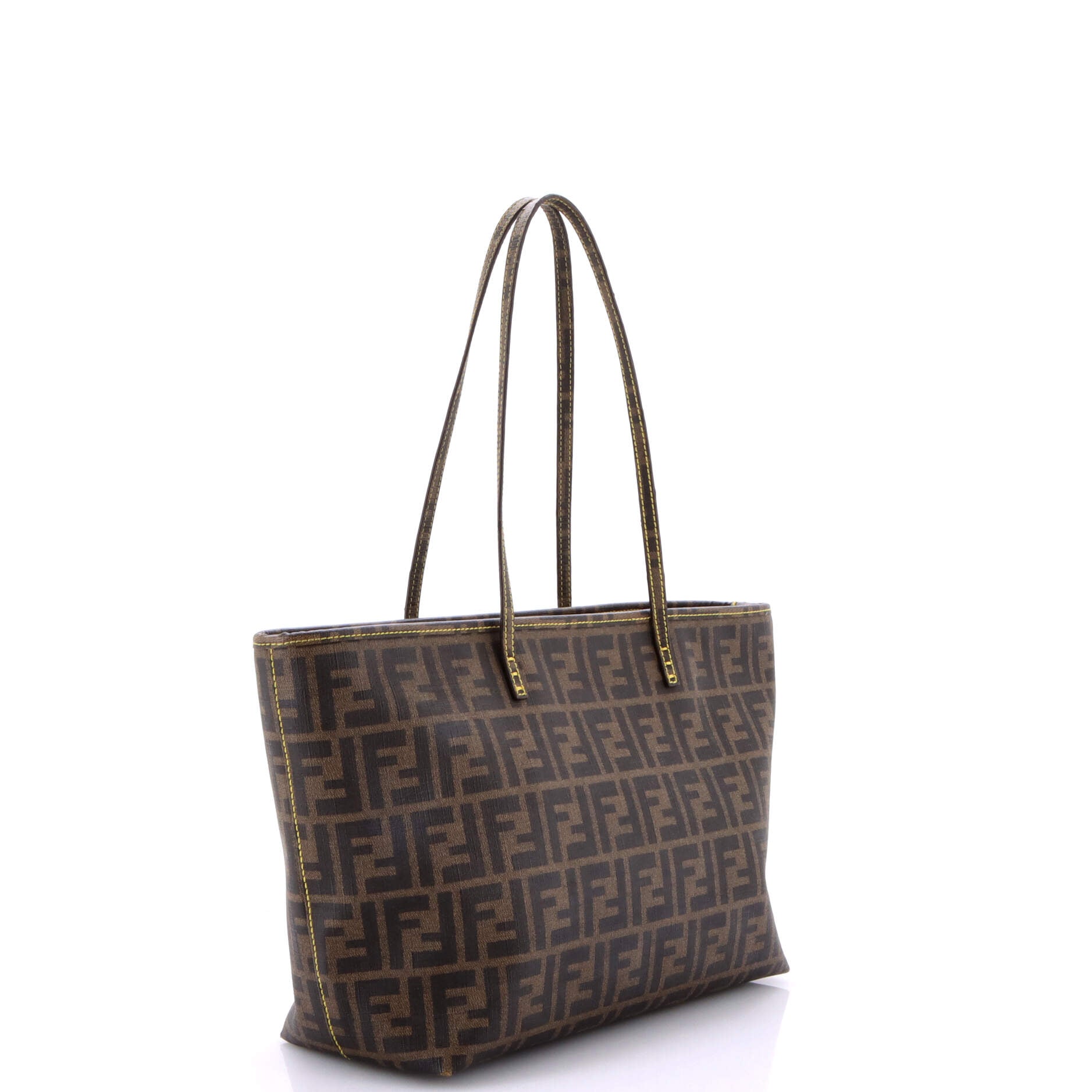 Fendi Roll Tote Zucca Coated Canvas Medium