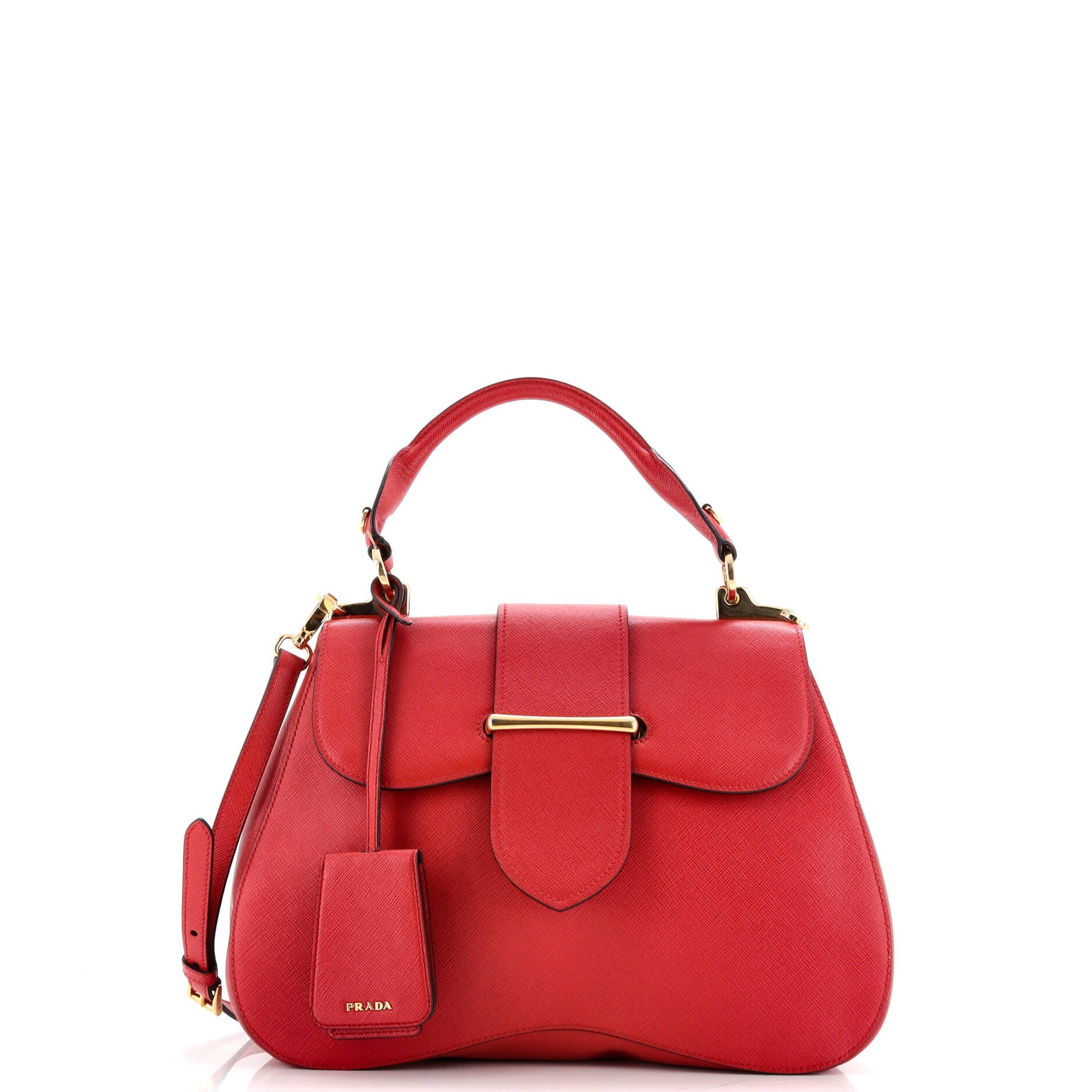 Prada Sidonie Top Handle Bag Saffiano Leather Large