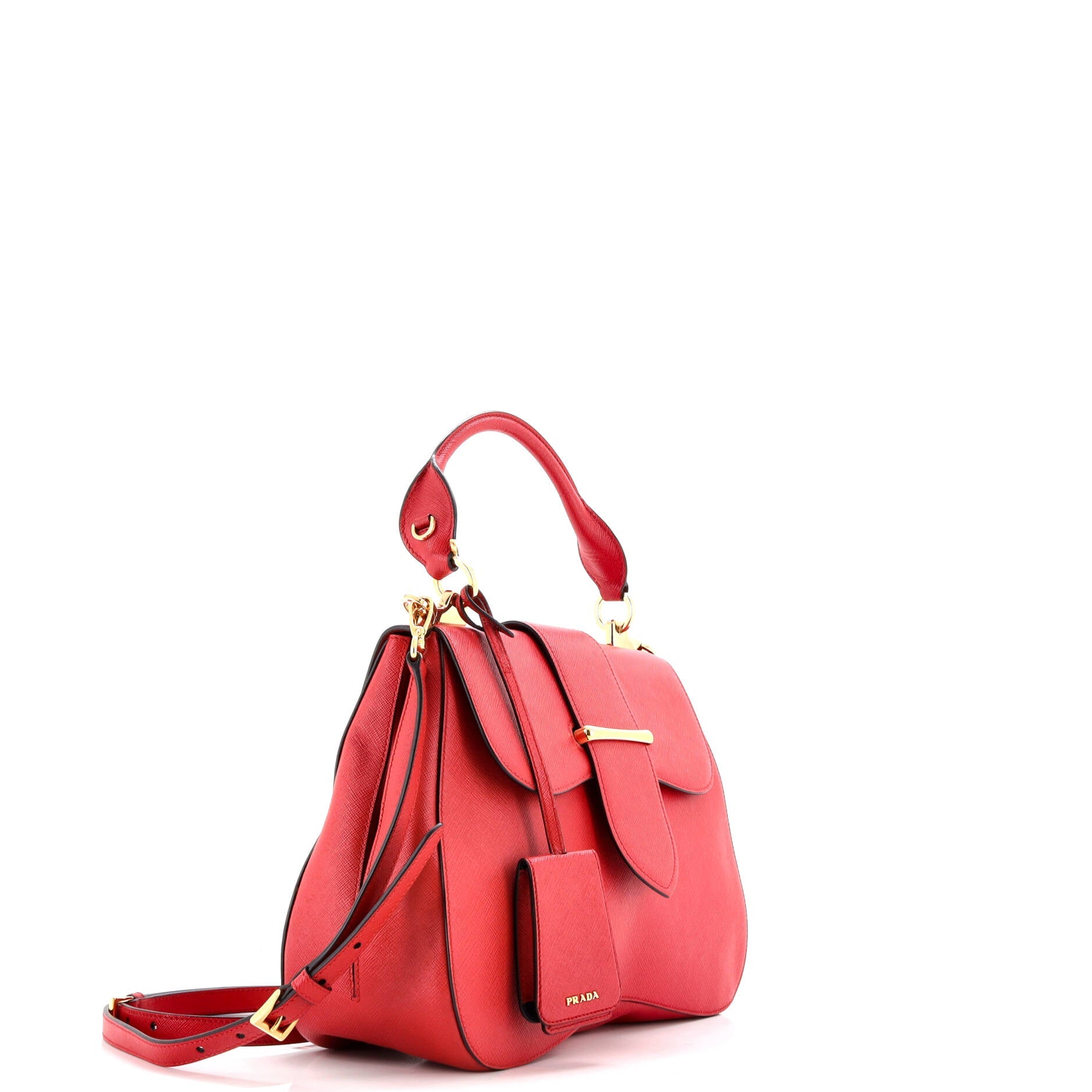 Prada Sidonie Top Handle Bag Saffiano Leather Large