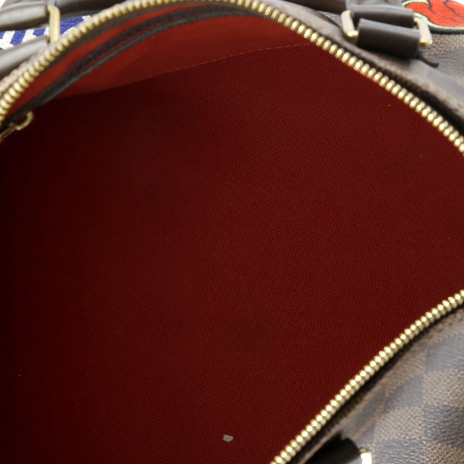 Louis Vuitton Speedy Bandouliere Bag Limited Edition Patches Damier 30