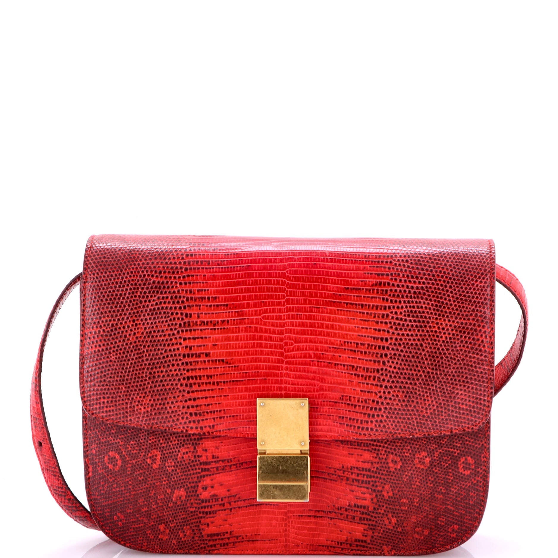 Celine Classic Box Bag Lizard Medium
