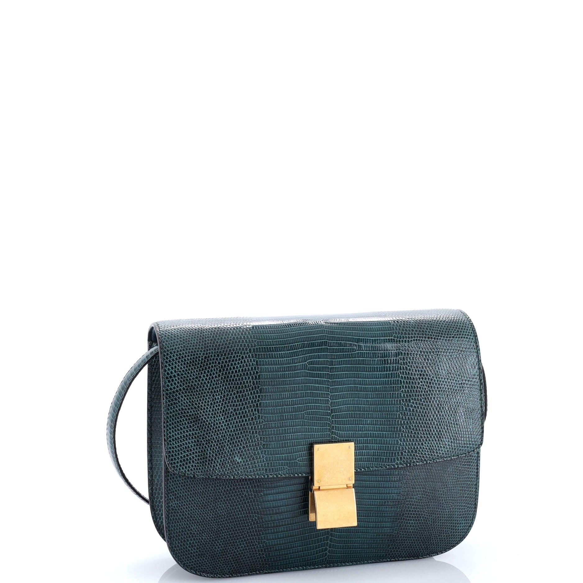 Celine Classic Box Bag Lizard Medium