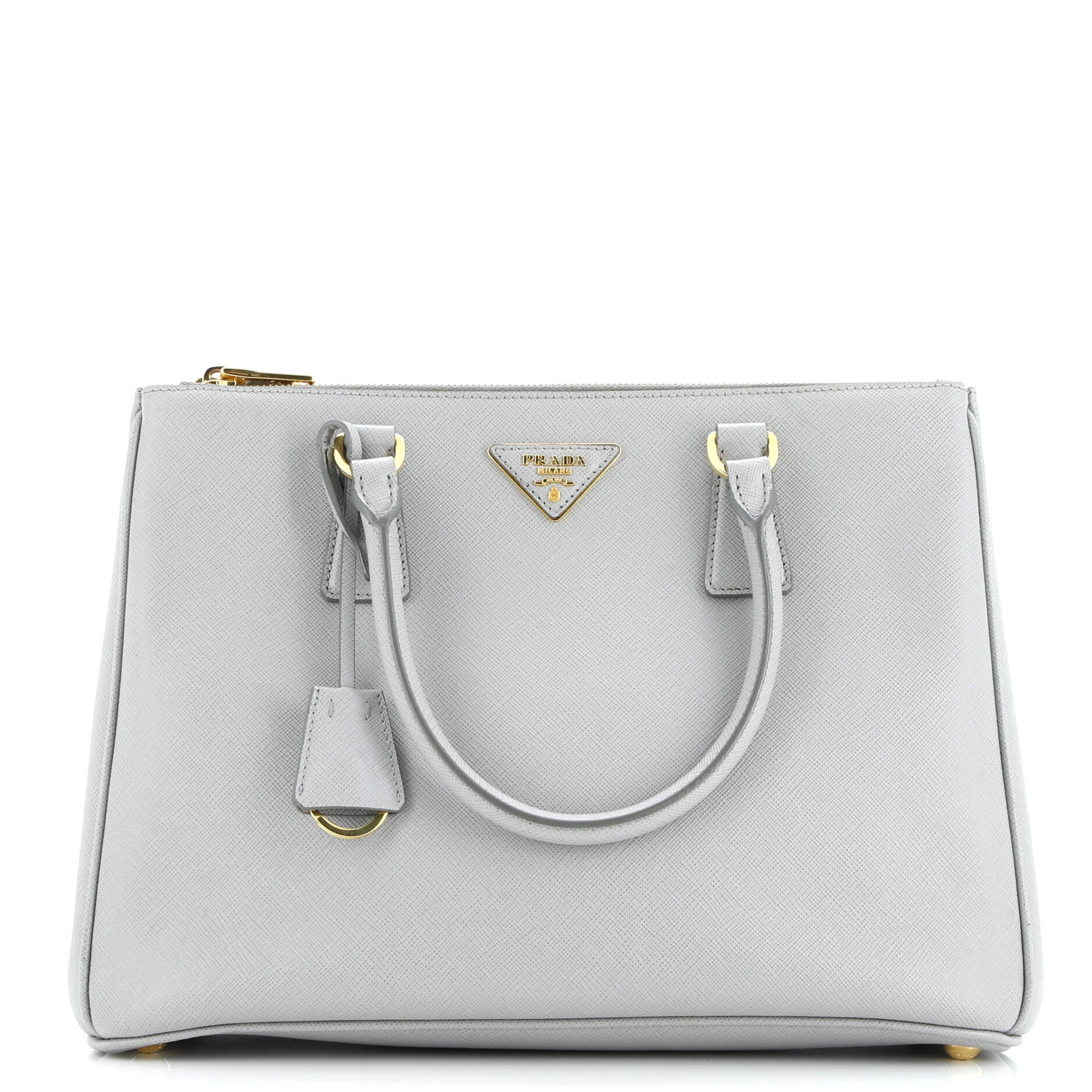 Prada Galleria Double Zip Tote Saffiano Leather Medium