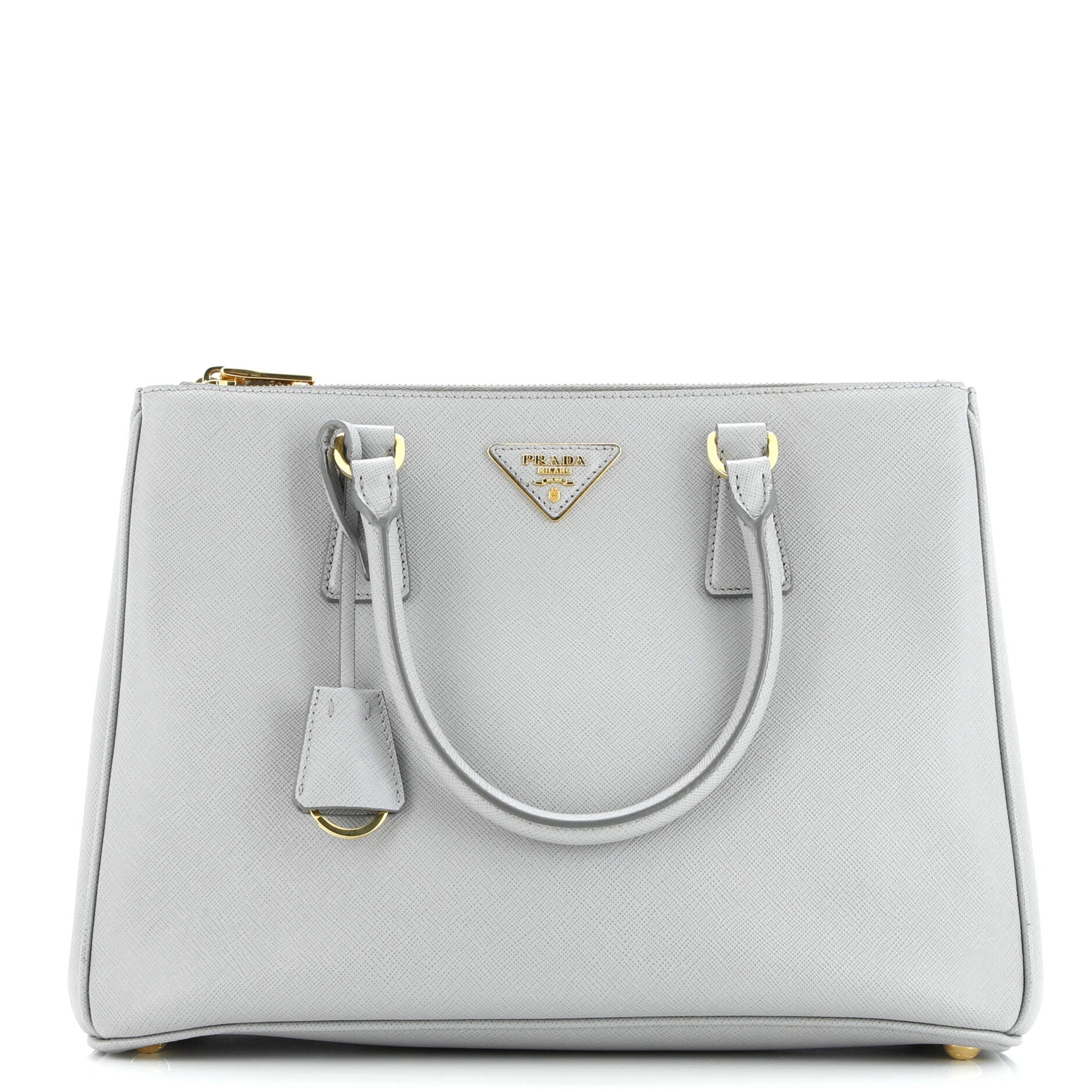 Prada Galleria Double Zip Tote Saffiano Leather Medium