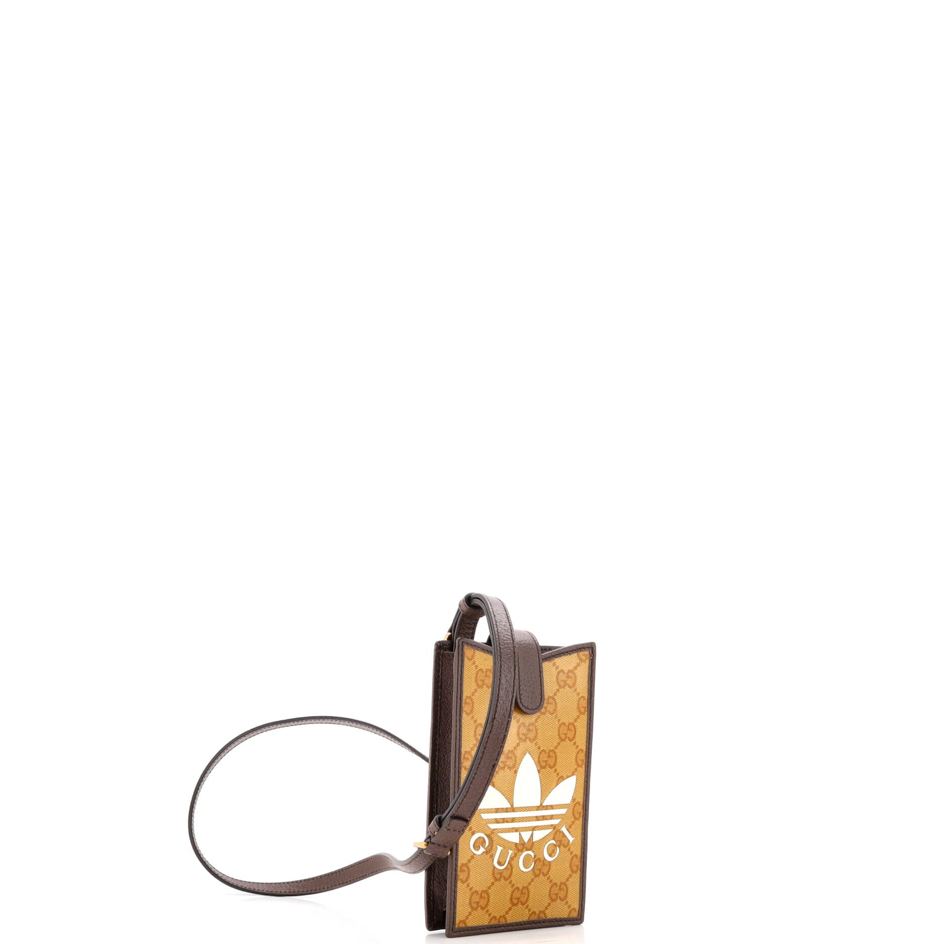 Gucci x adidas Phone Crossbody Bag GG Coated Canvas