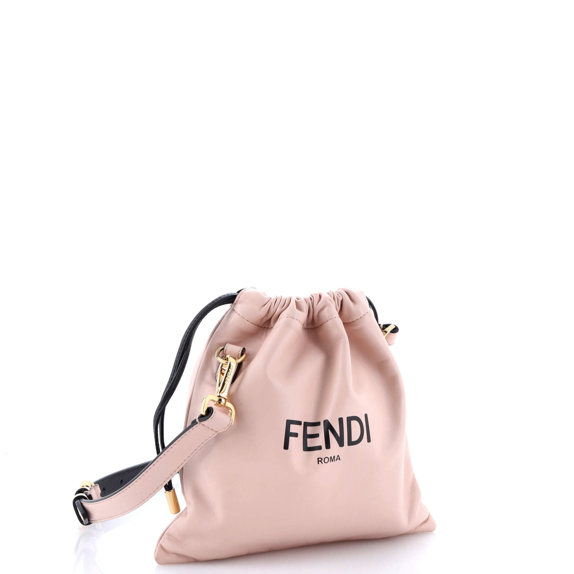 Fendi Pack Pouch Crossbody Bag Leather Small