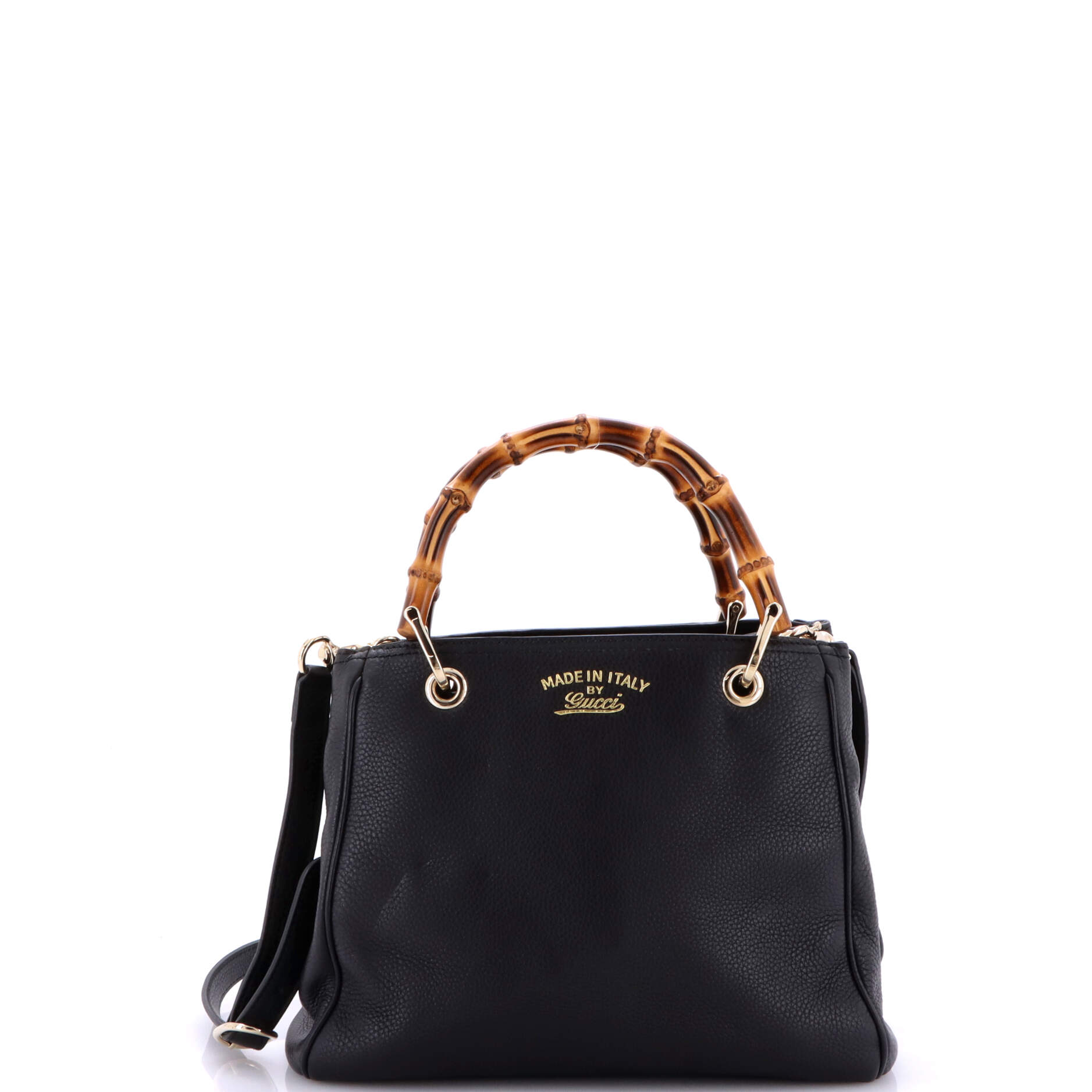 Gucci Bamboo Shopper Tote Leather Small