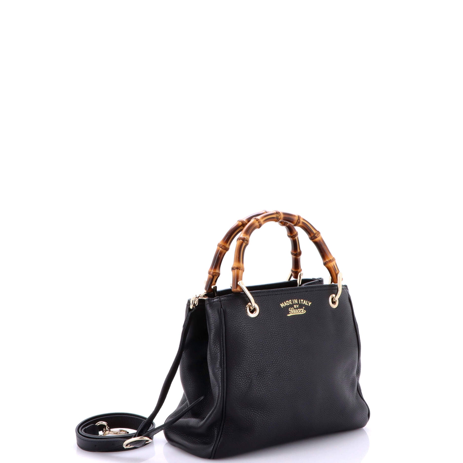 Gucci Bamboo Shopper Tote Leather Small