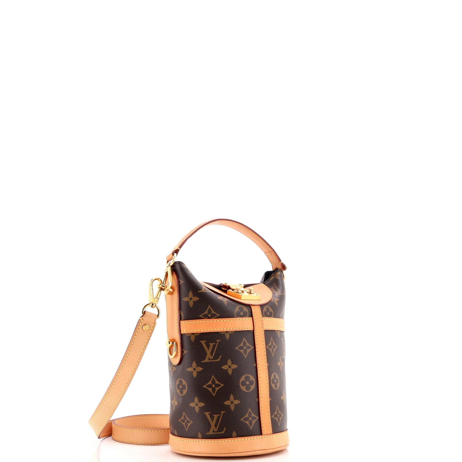 Louis Vuitton Duffle Handbag Monogram Canvas
