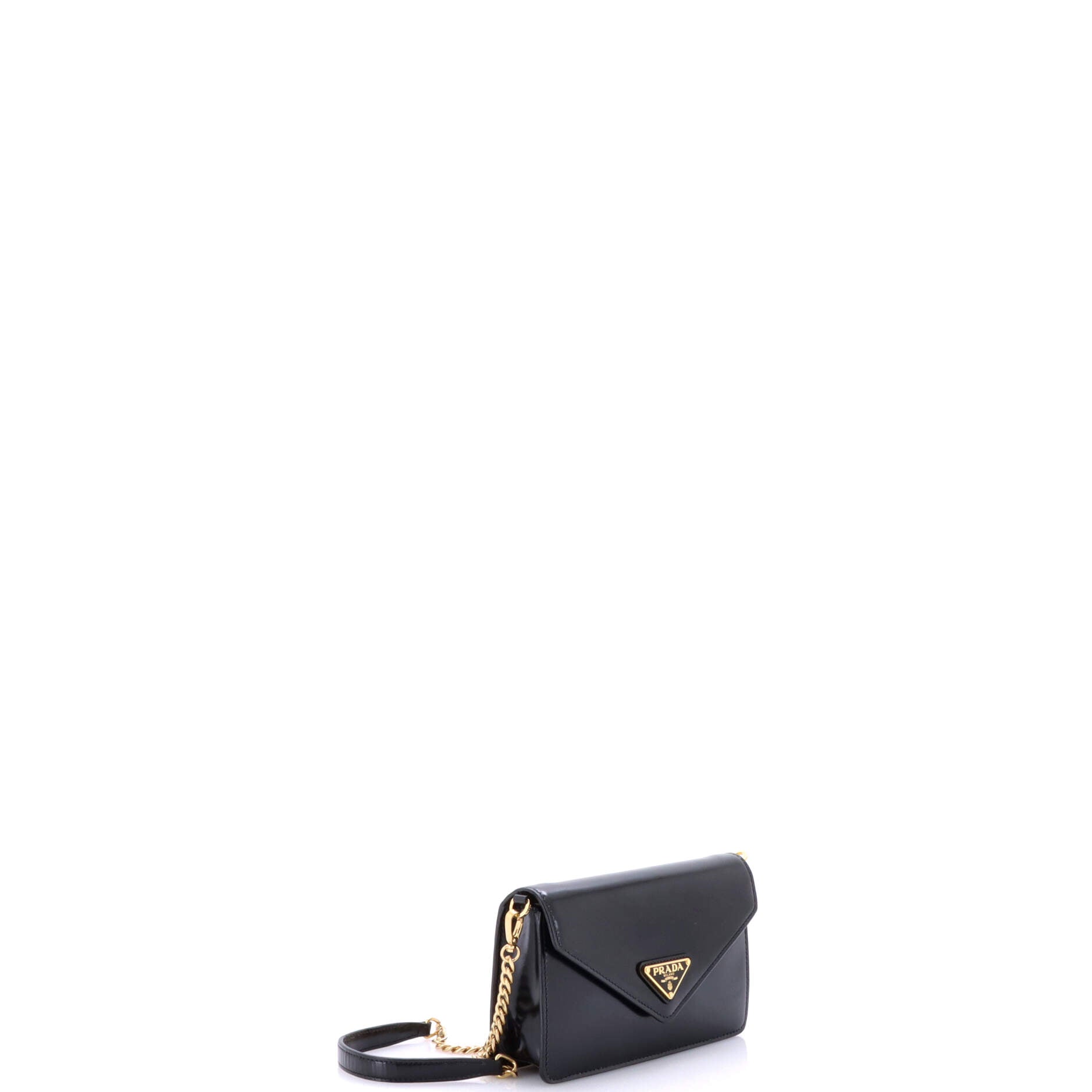 Prada Envelope Flap Bag Spazzolato Leather