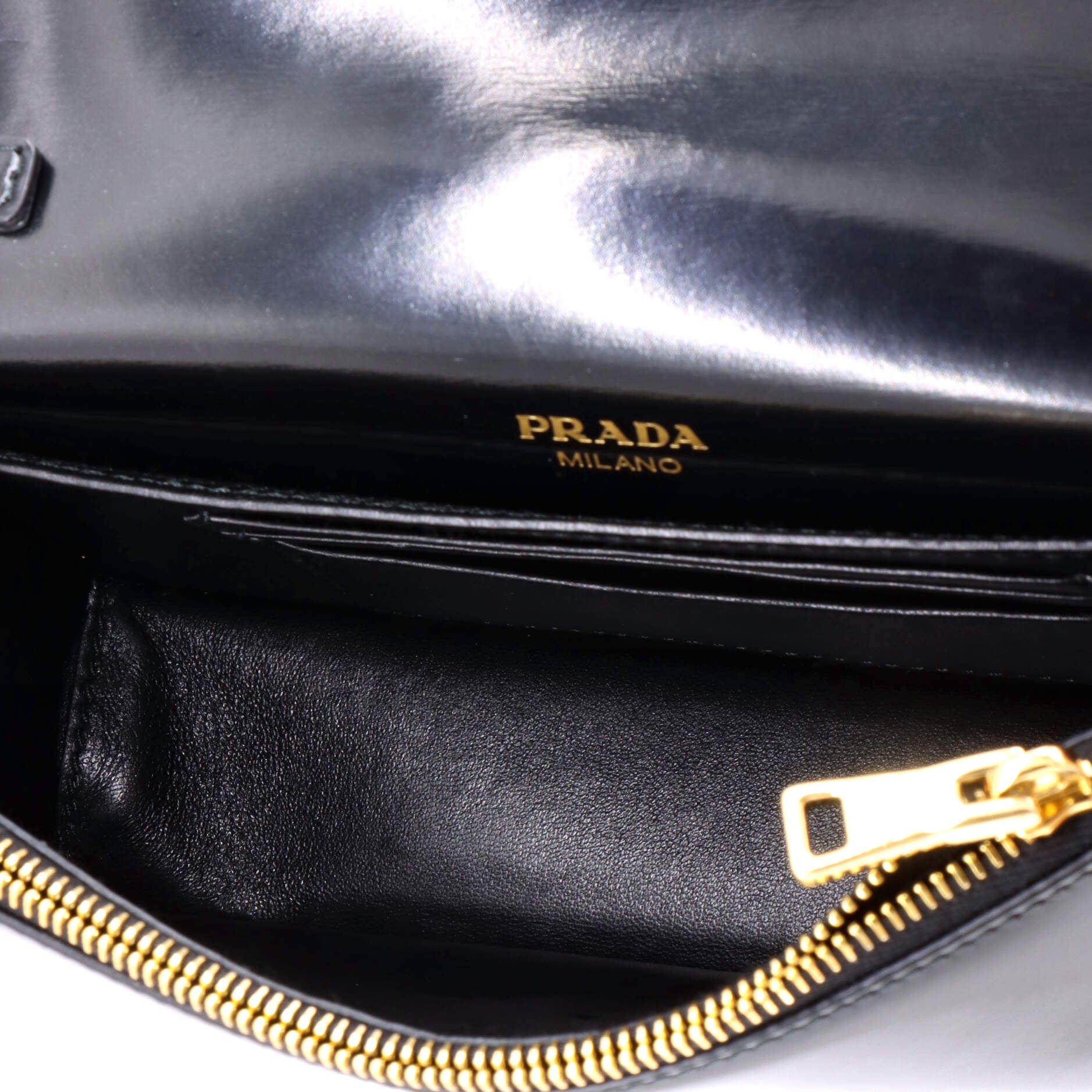 Prada Envelope Flap Bag Spazzolato Leather