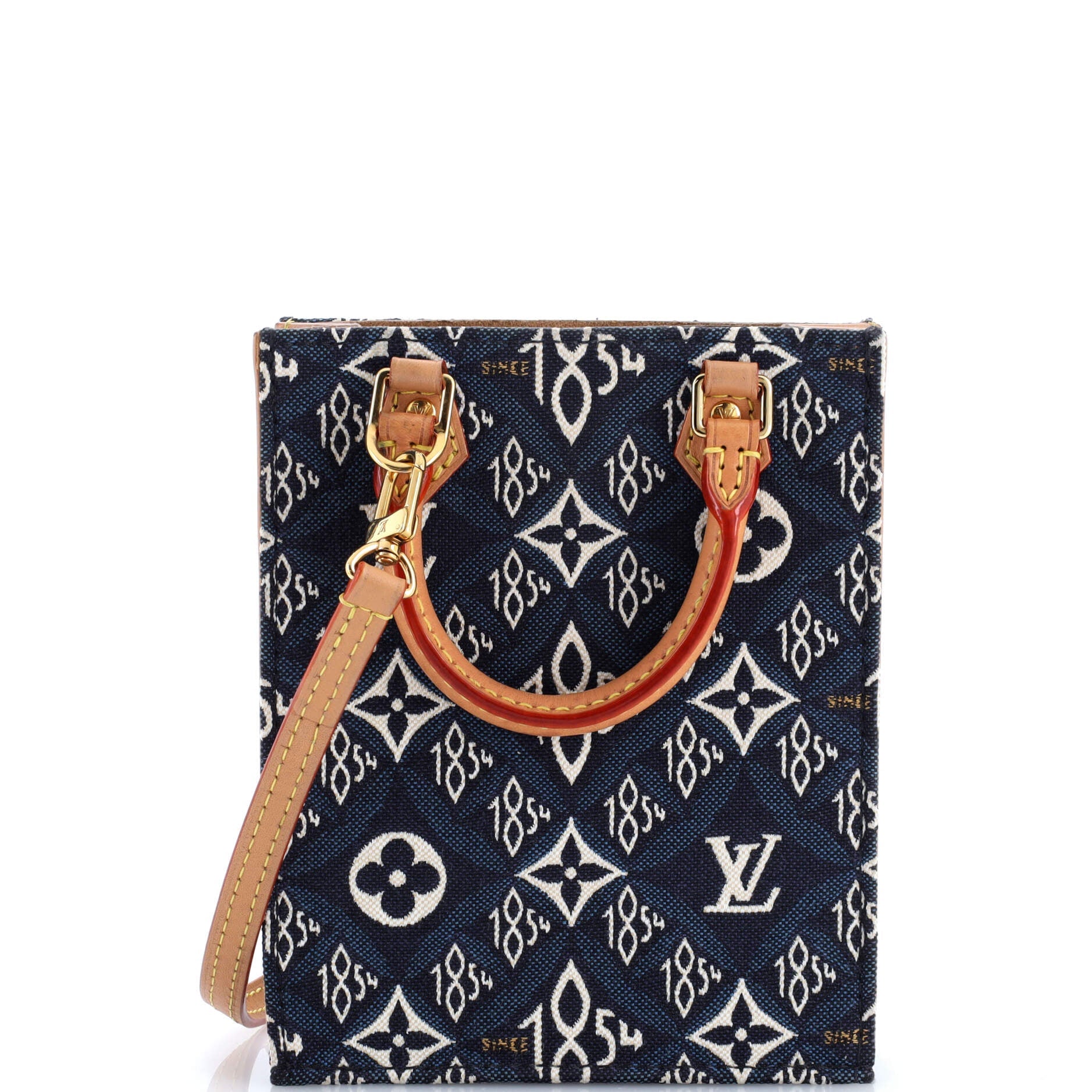 Louis Vuitton Petit Sac Plat Bag Limited Edition Since 1854 Monogram Jacquard