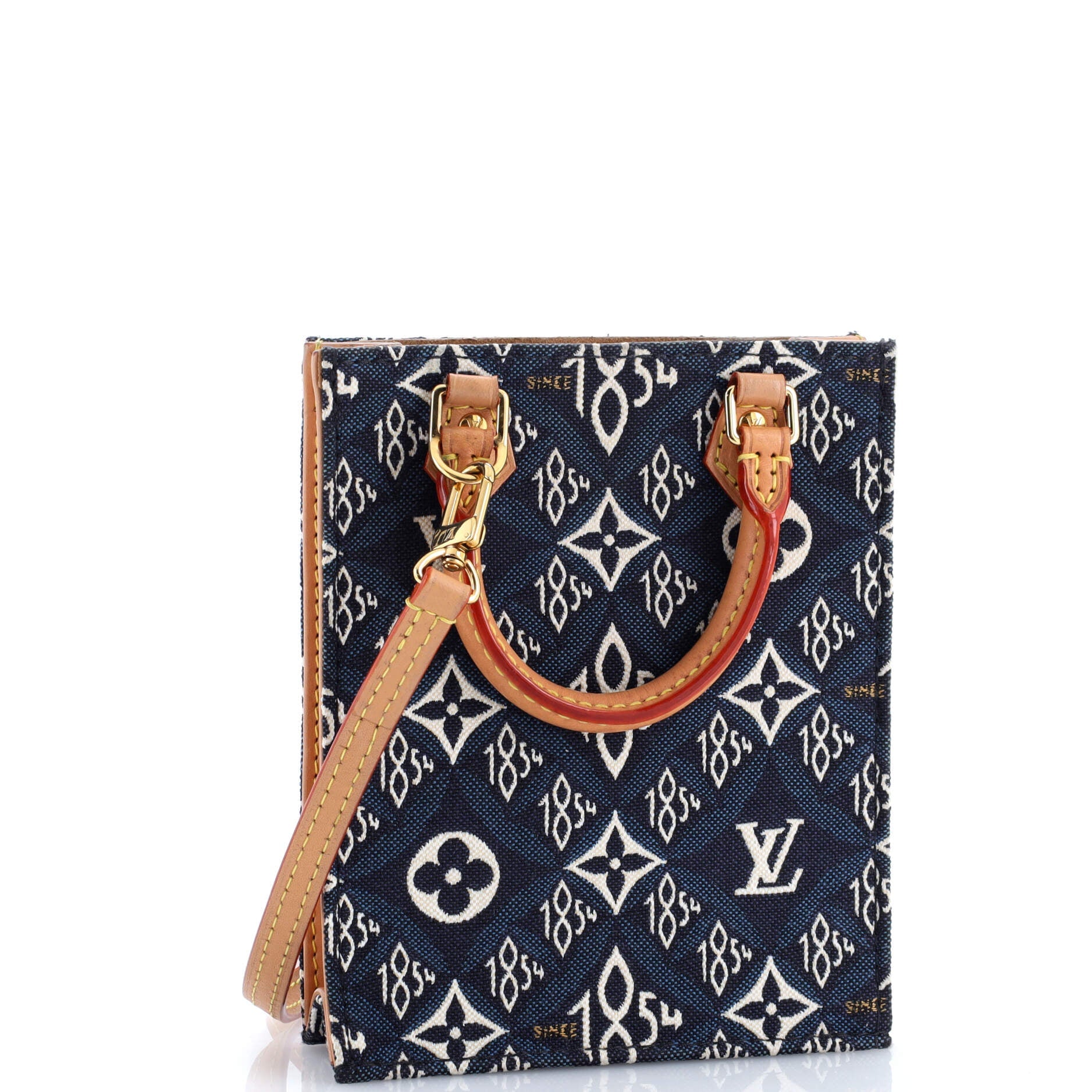 Louis Vuitton Petit Sac Plat Bag Limited Edition Since 1854 Monogram Jacquard