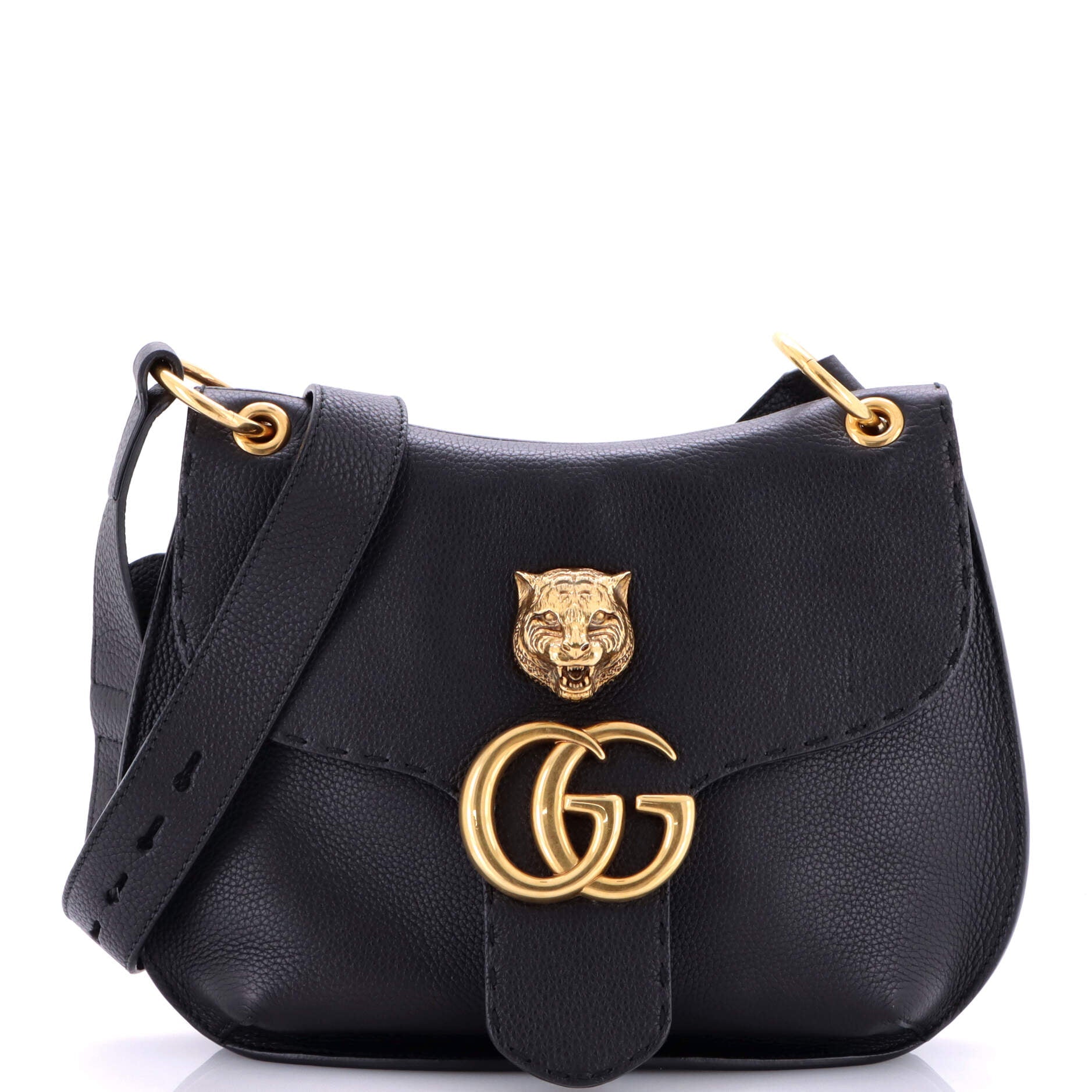 Gucci GG Marmont Animalier Shoulder Bag Leather Medium