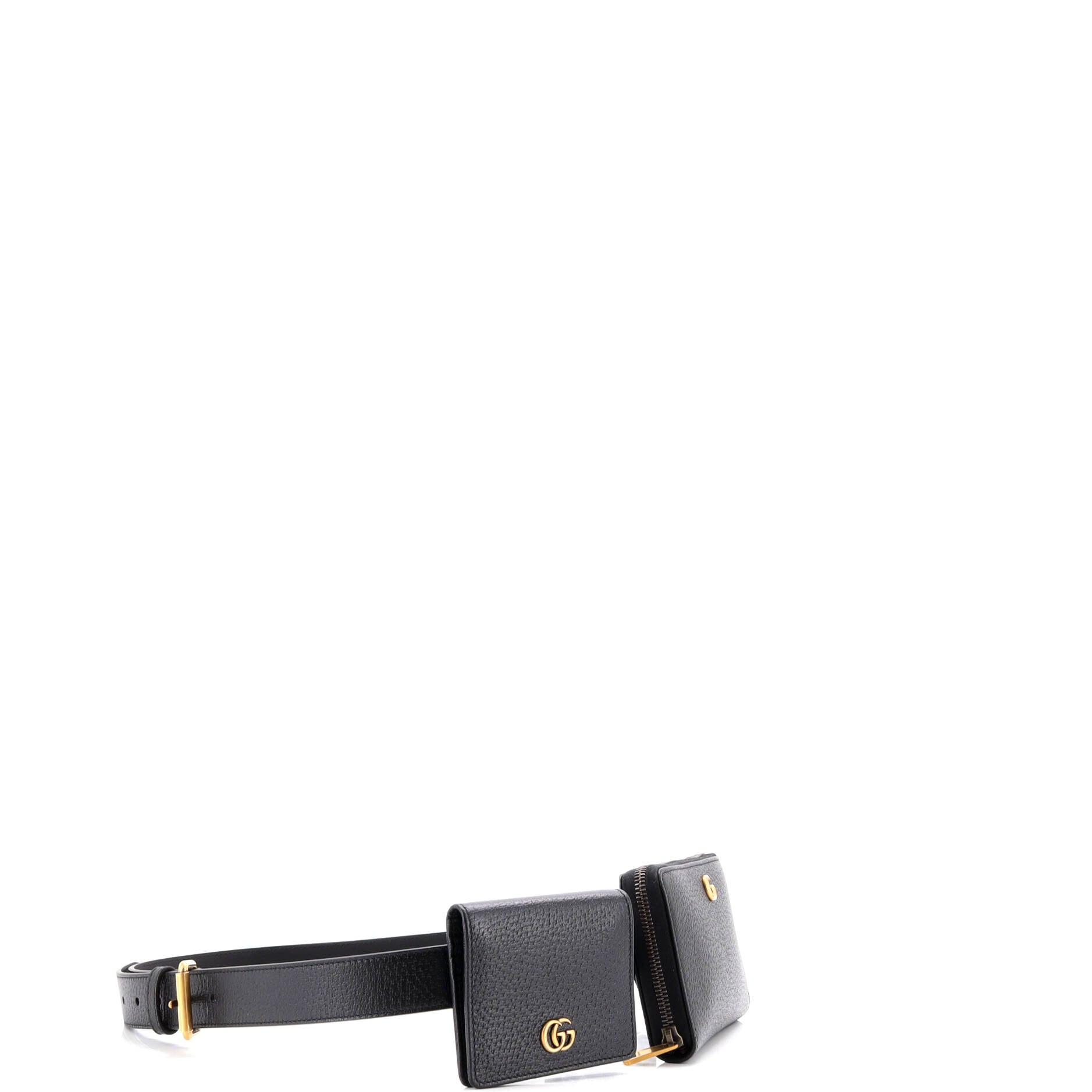 Gucci GG Marmont Double Belt Bag Leather