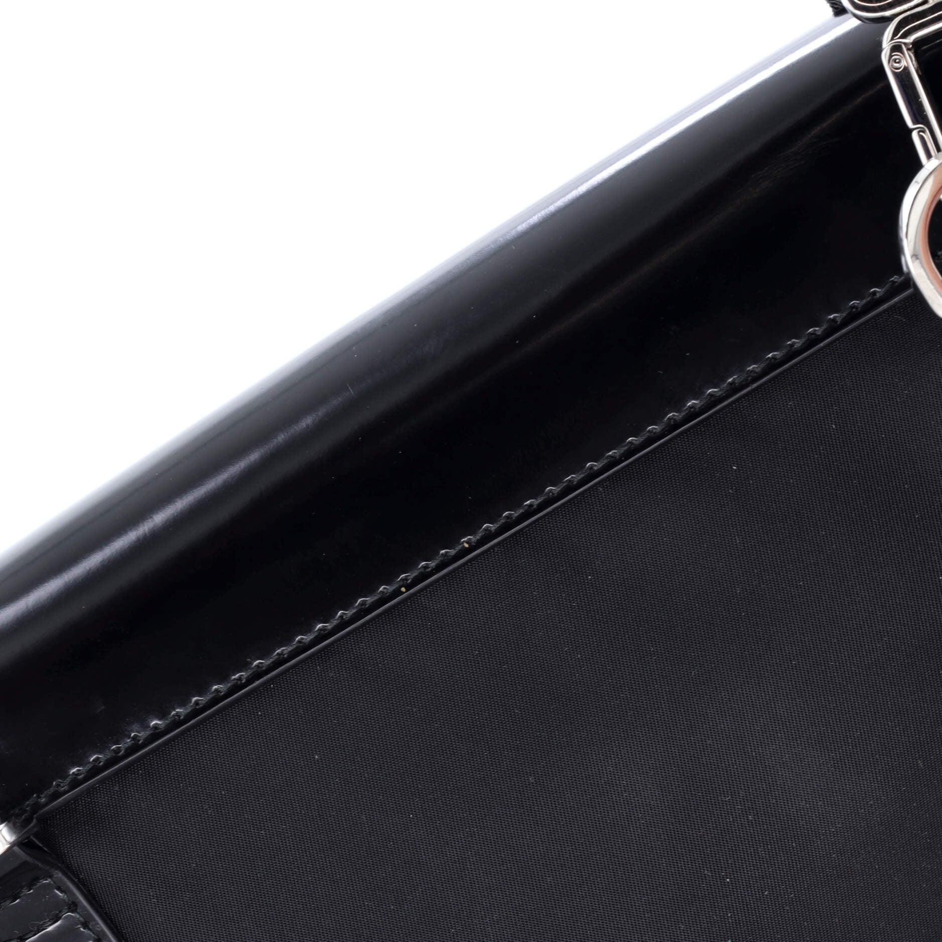 Prada Buckle Flap Crossbody Bag Re-Nylon and Leather Small