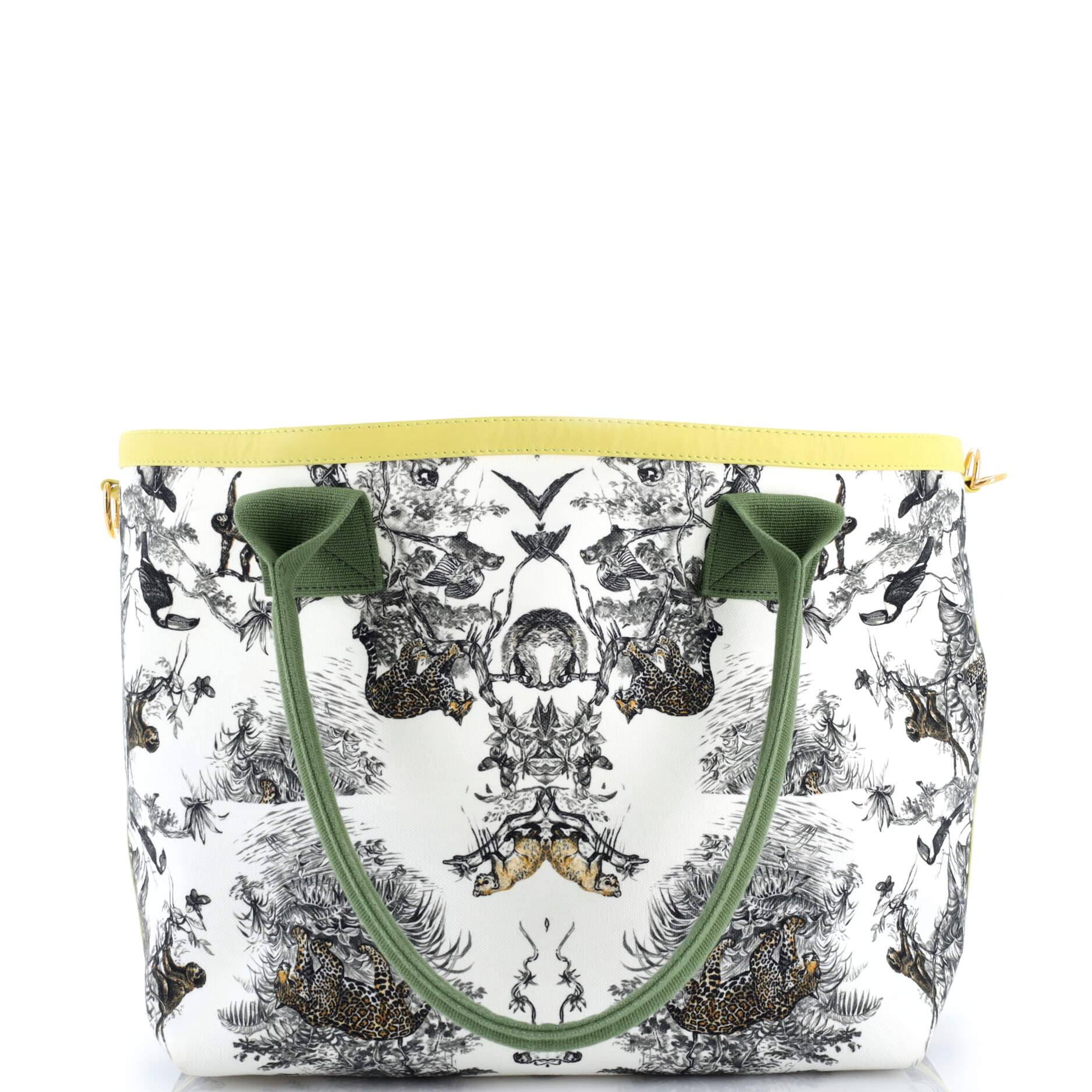 Hermes Petit H So Tote Printed Canvas
