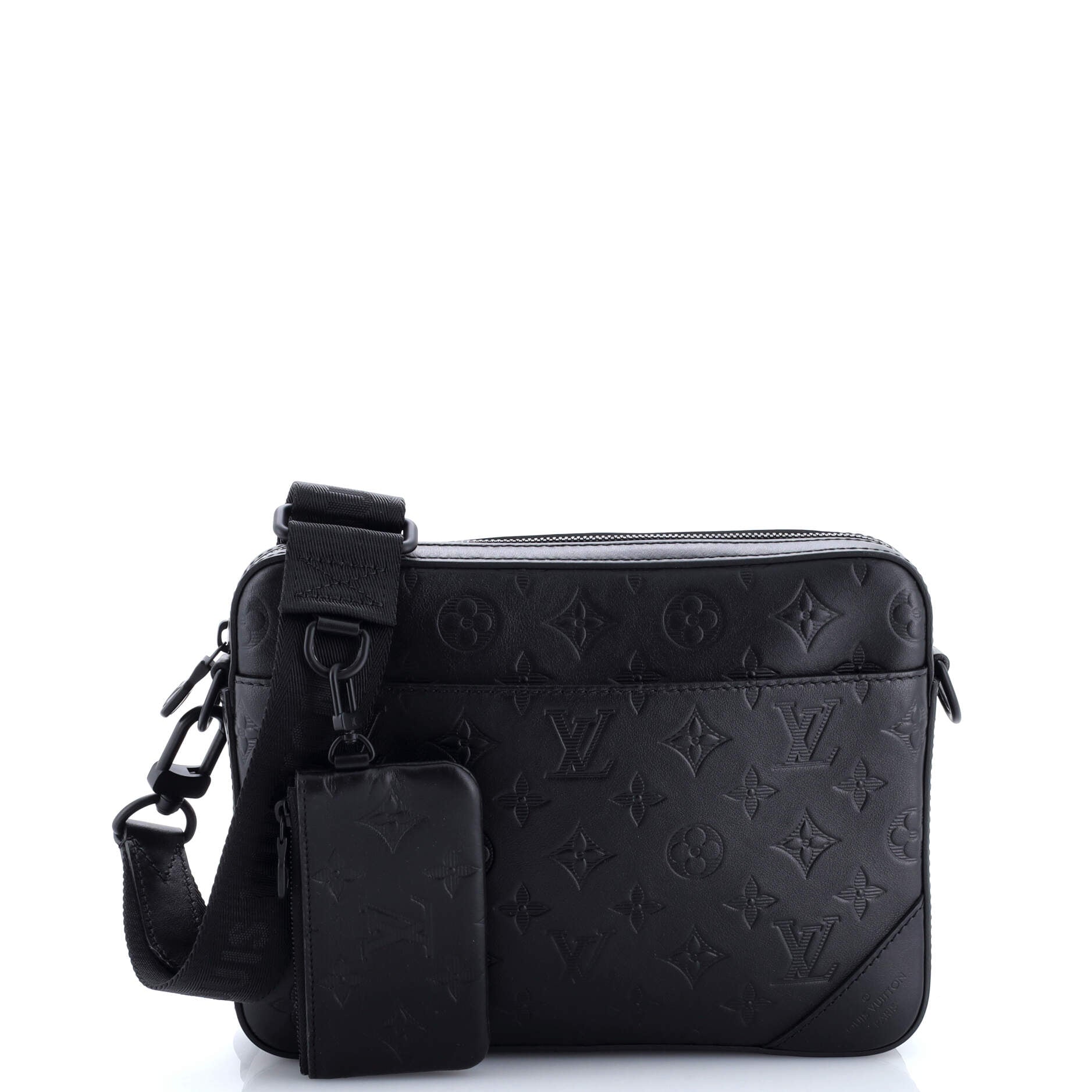Louis Vuitton Duo Messenger Bag Monogram Shadow Leather